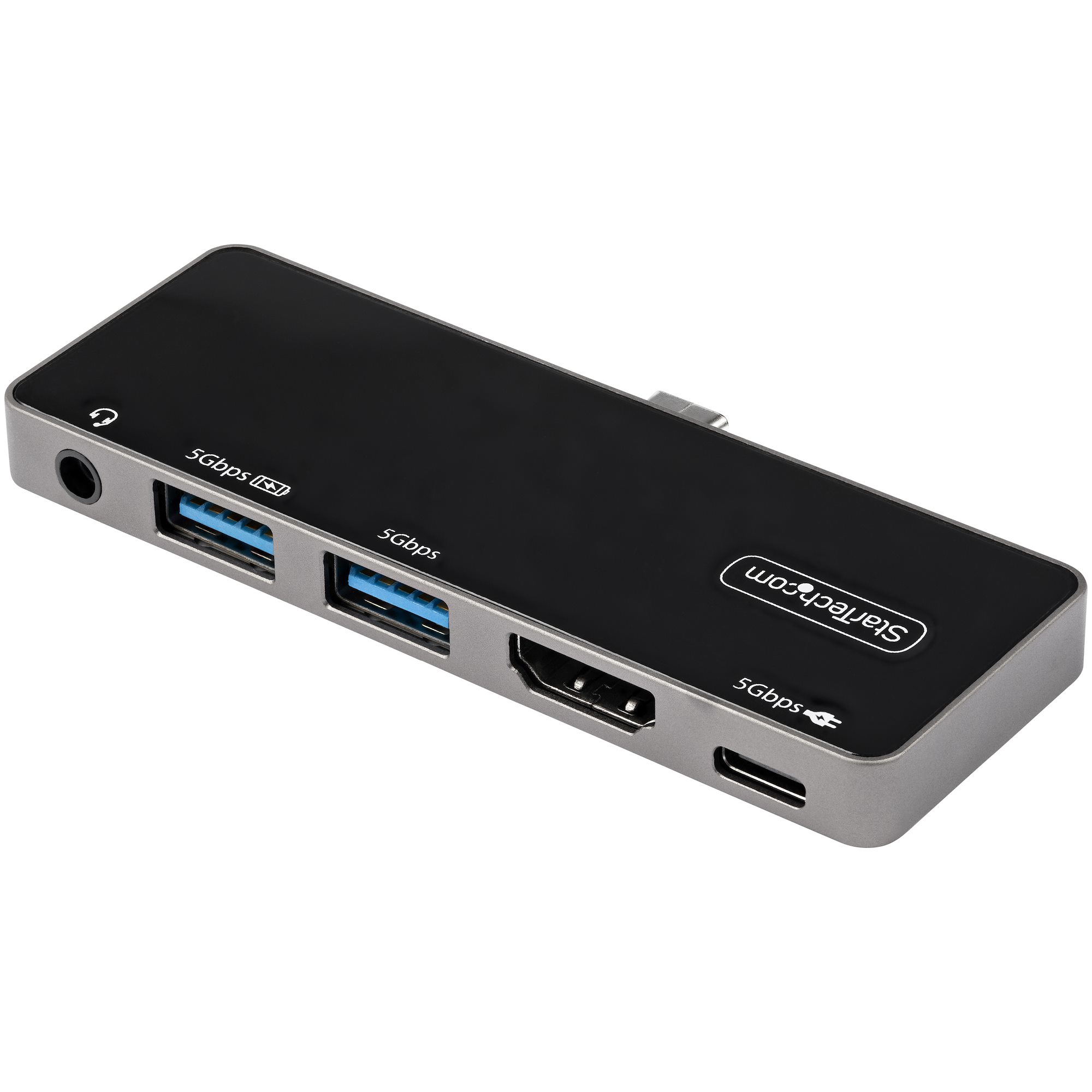 STARTECH.COM USB-C Digital AV-Multiport-Adapter - USB-C auf 4K 60Hz HDMI 2.0 100W PD Pass-Through-Laden 3-Port USB 3.0 Hub