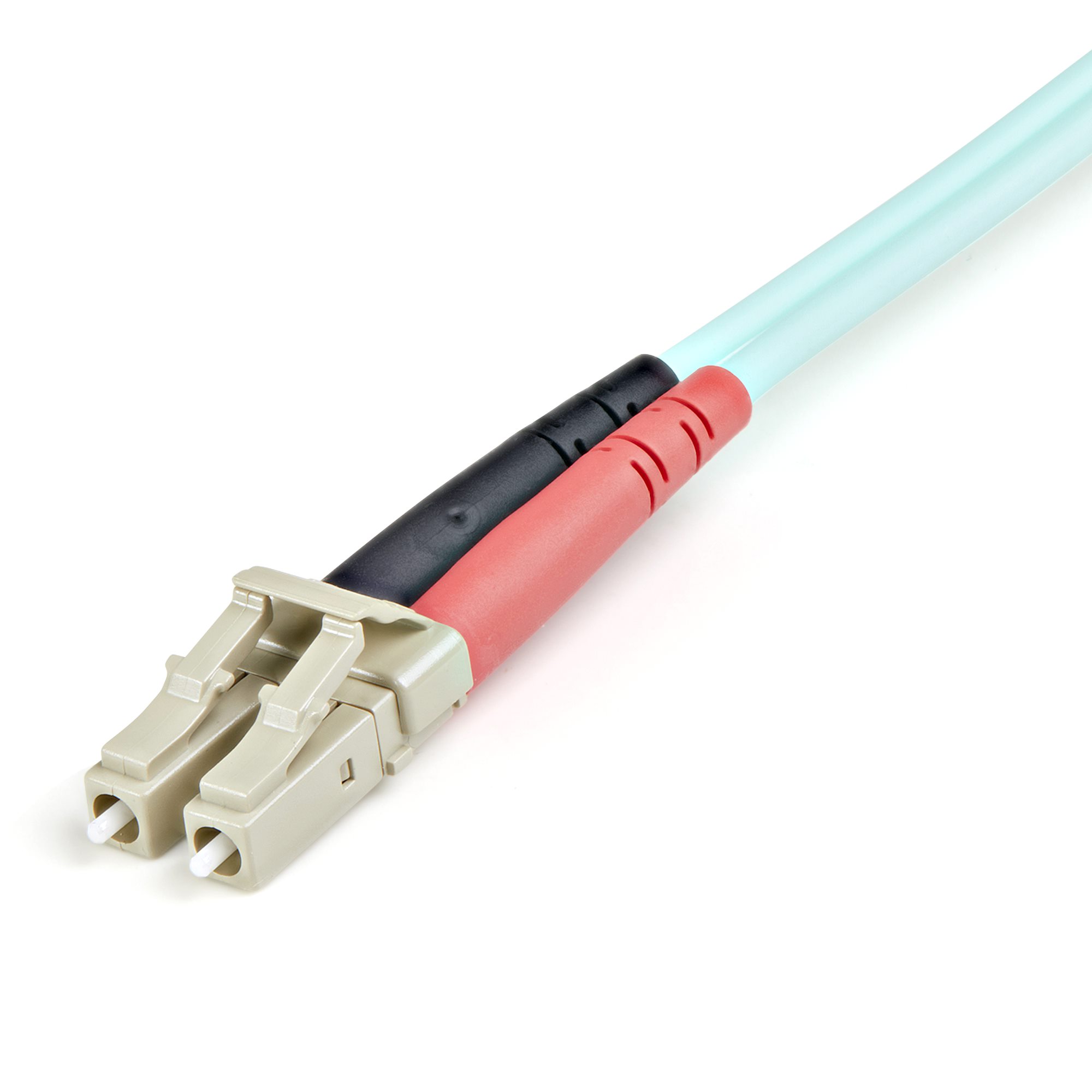 1M AQUA FIBER PATCH CABLE .