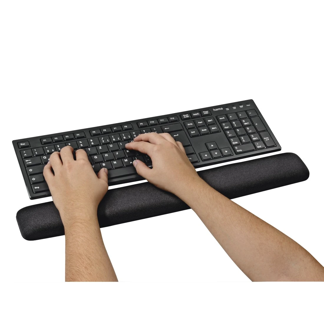 hama Tastatur-Handballenauflage Ergonomic schwarz