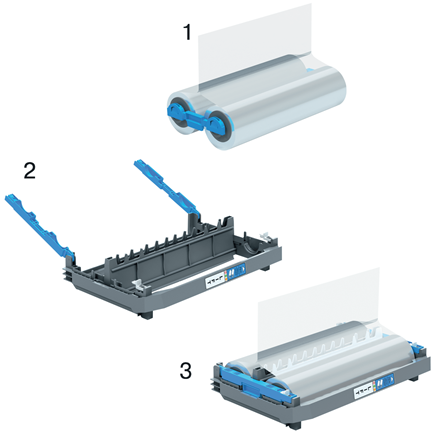 GBC Nachfüllbare Laminierfolien-Kassette Foton 30 glänzend für diverse Formate bis A3 125 micron, 1 St.