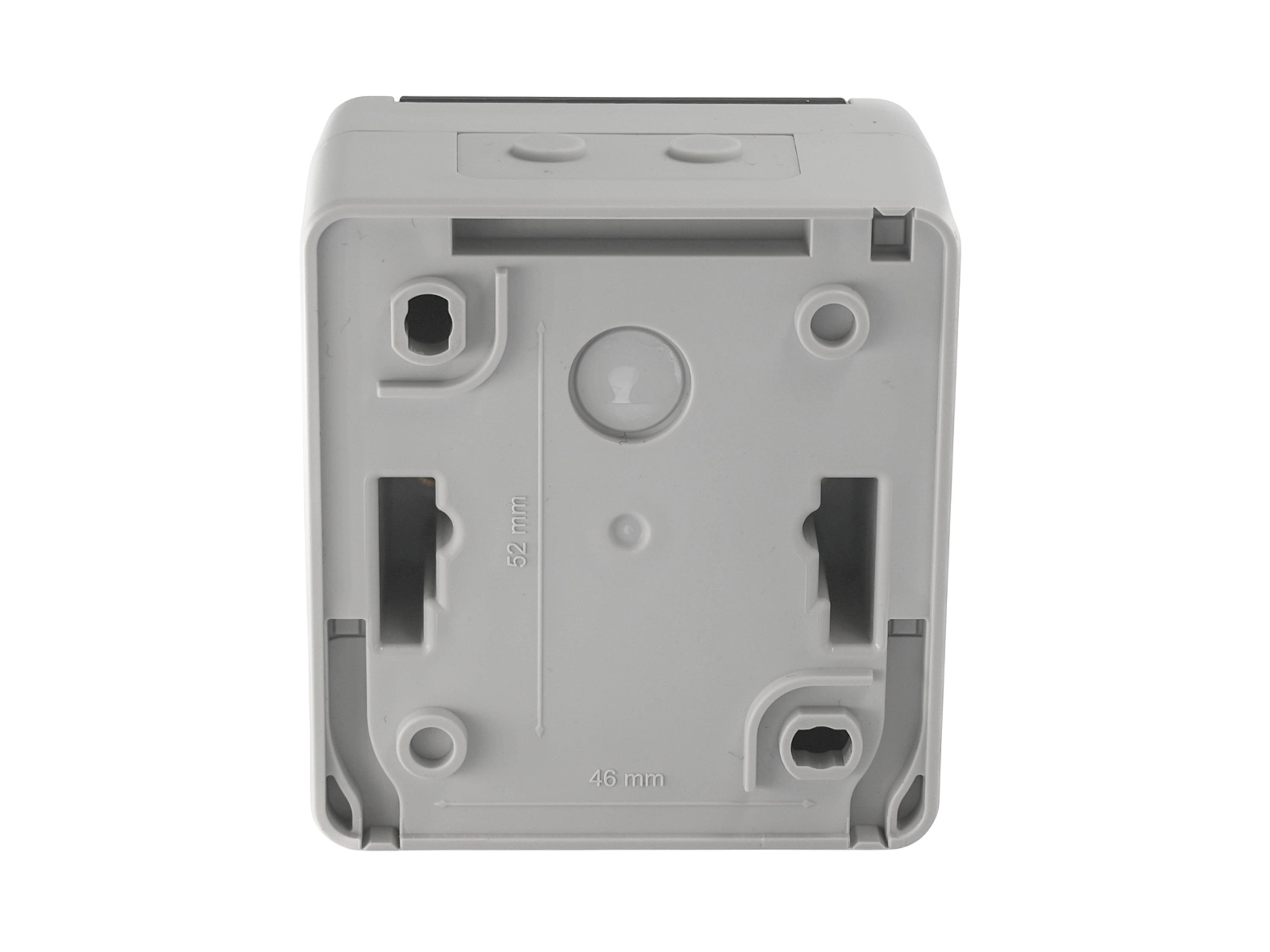 Equip Aufputzdose 2-Port Keystone ungeschirmt outdoor grau
