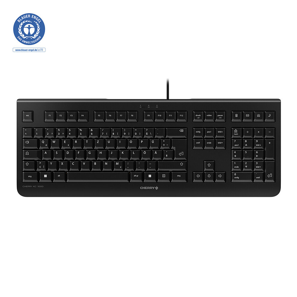 KC 1000 KEYBOARD CORDED LAYOUT-PORTUGAL BLACK
