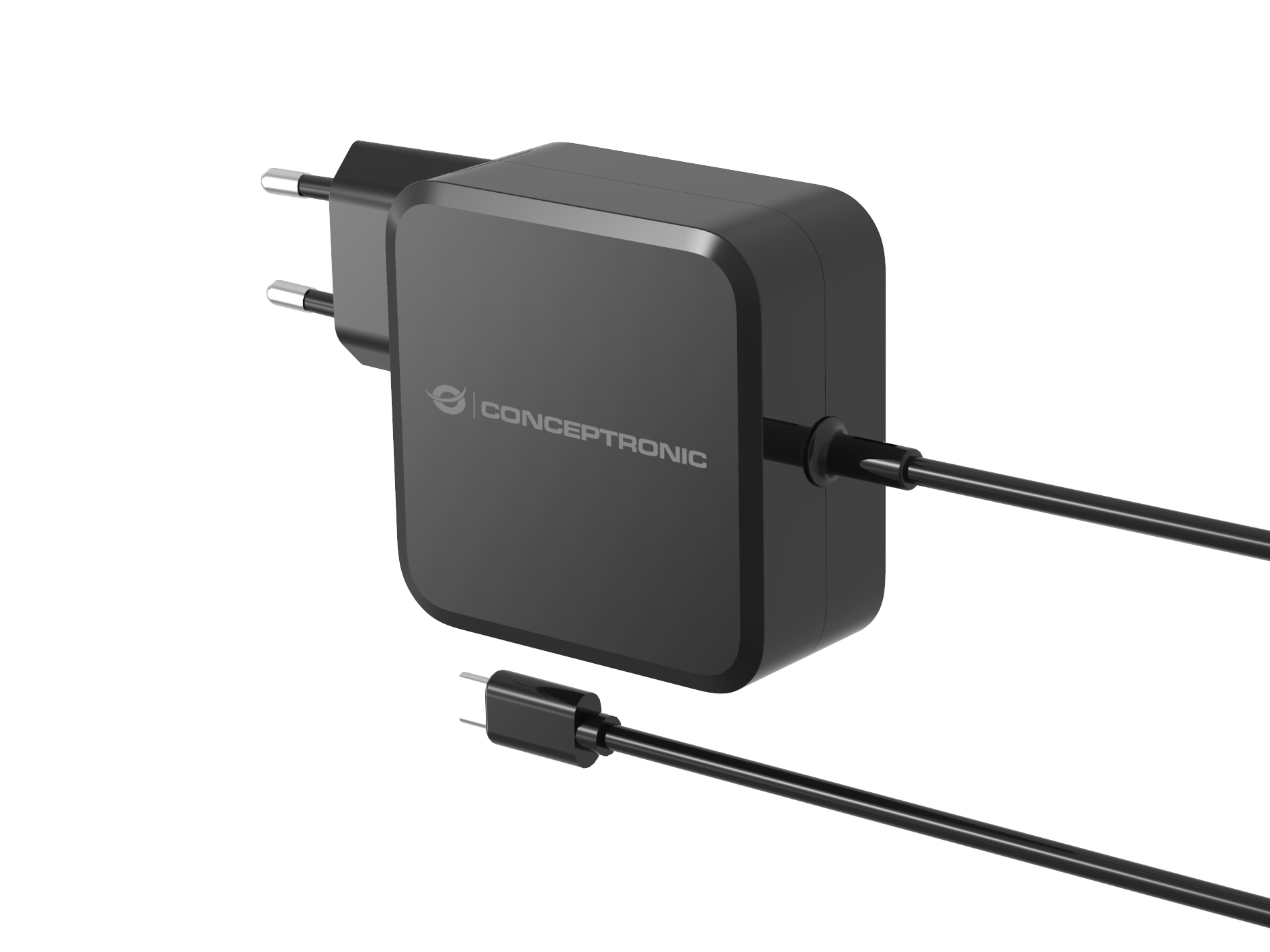CONCEPTRONIC Ladegerät 1Port GaN USB-C Desk 100WPD3.0/PPS sw