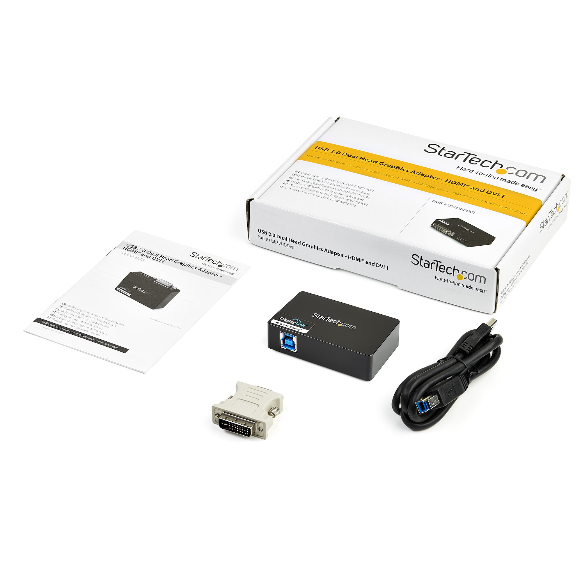 USB 3 HDMI/DVI VIDEO ADAPTER .