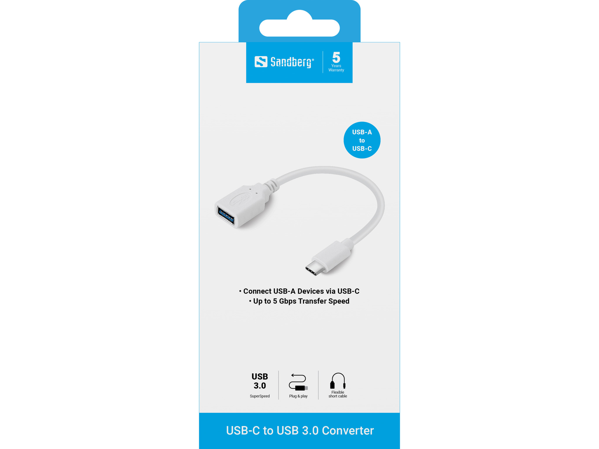 SANDBERG USB-C to USB 3.0 Converter