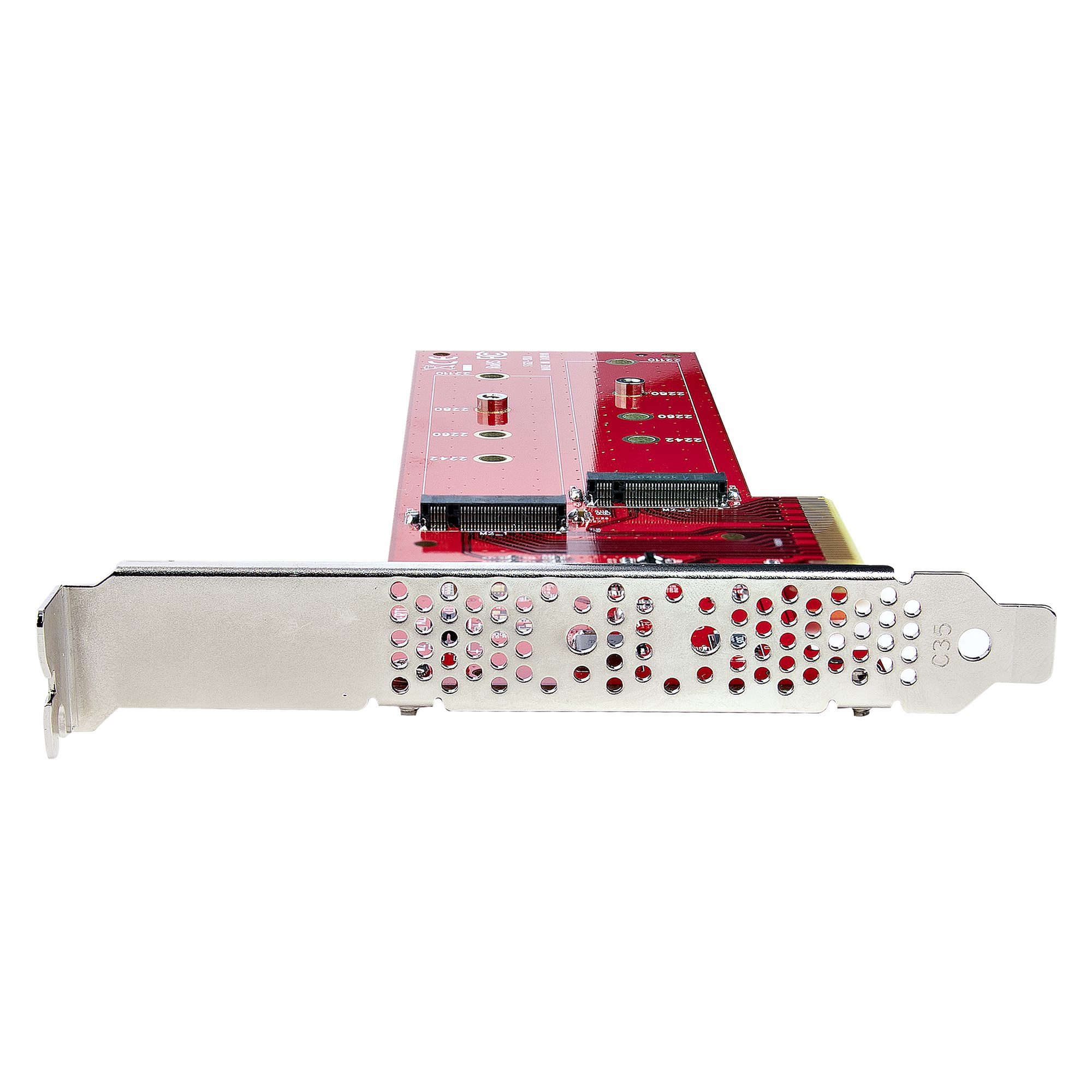 DUAL M.2 PCIE SSD ADAPTER CARD TO DUAL NVME M.2 SSD