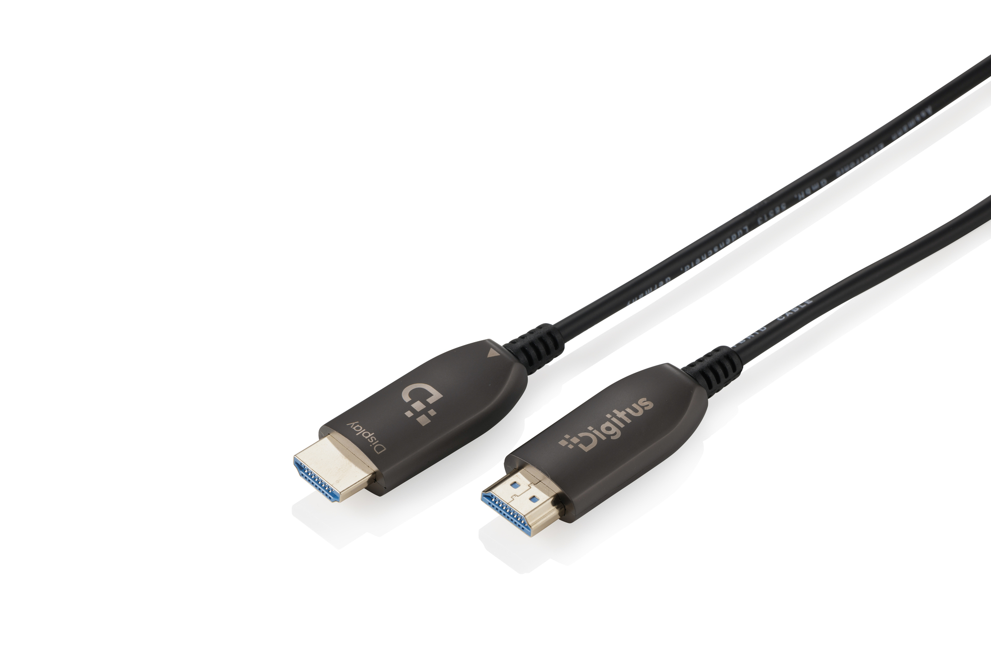 DIGITUS HDMI AOC Hybrid Glasfaserkabel UHD 8K 60m schwarz