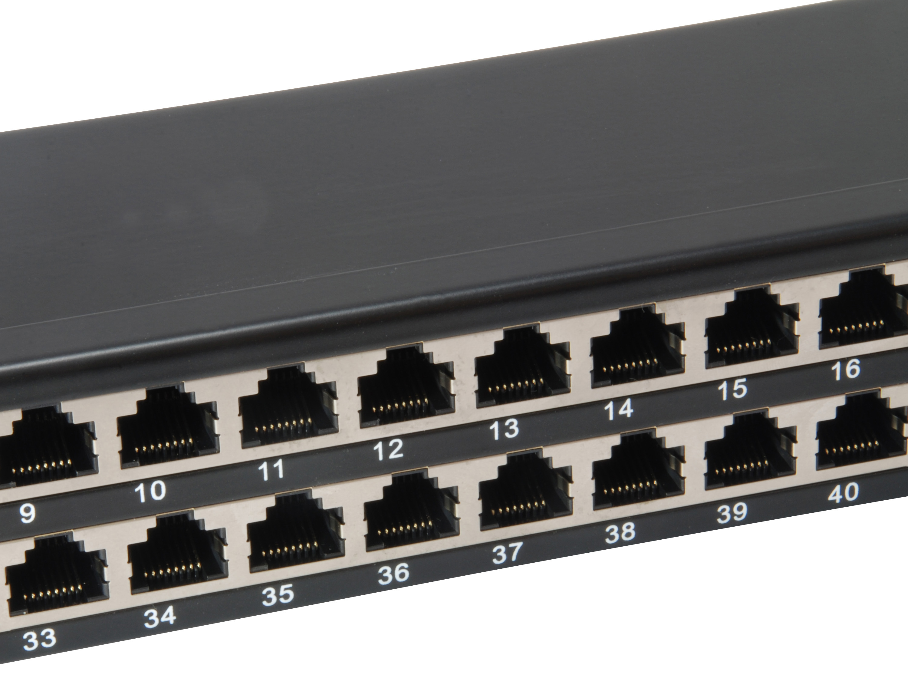 Equip 19 Patchpanel 48xRJ45 Cat6 FTP 1U 250MHz RAL9005