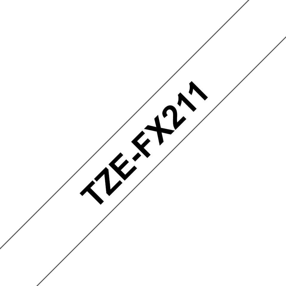 TZE-FX211 LAMINIERTES SCHRIFTBAND 6 MM BR