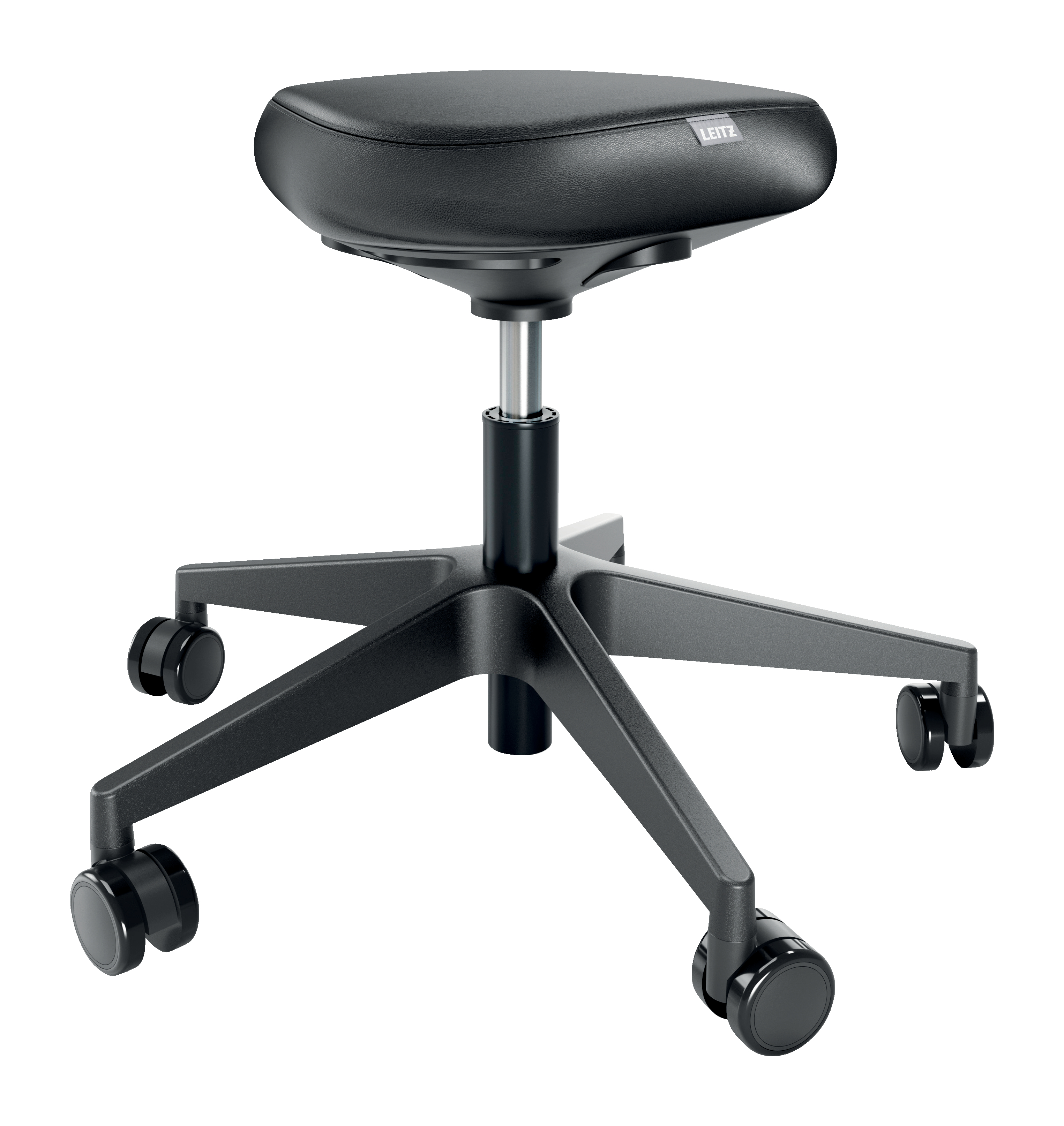 LEITZ Sitz- & Stehhocker Ergo Active mit Rollen 65780095 schwarz, 1 St.
