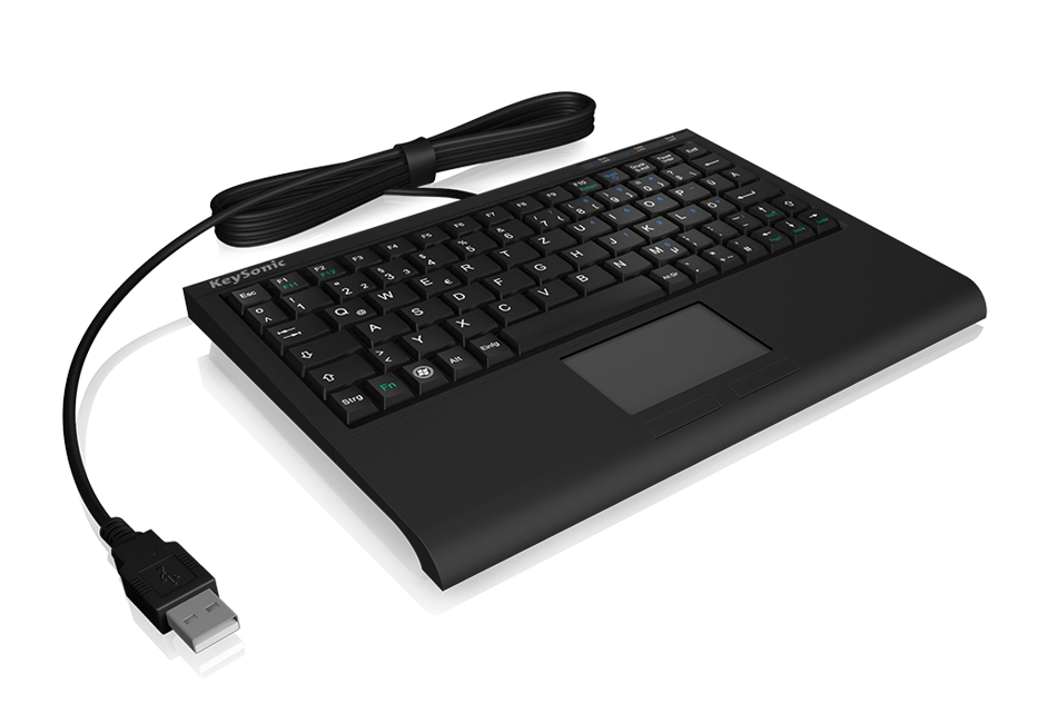 KeySonic Super-Mini-TAS, Smart-Touchpad, BK, ACK-3410 (US)