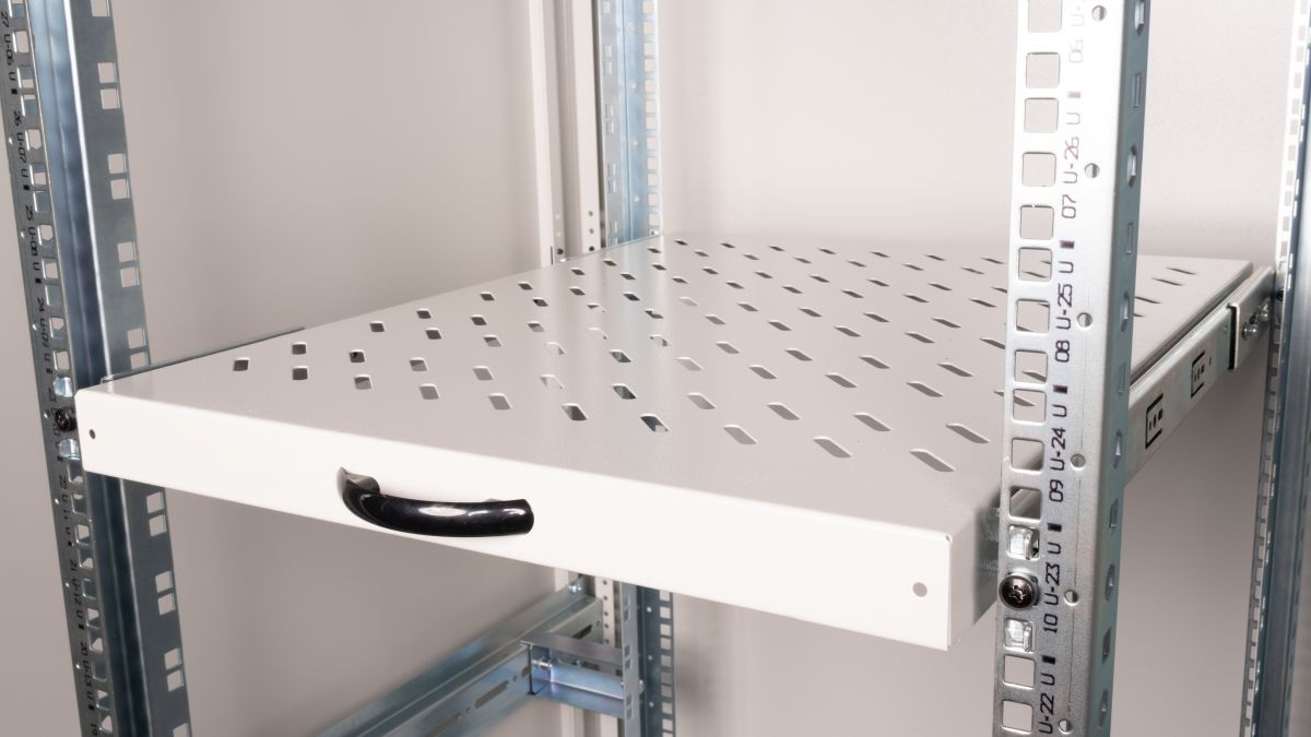 Equip 19 Fachboden aus. für Serverschränke 80cm 1U grau