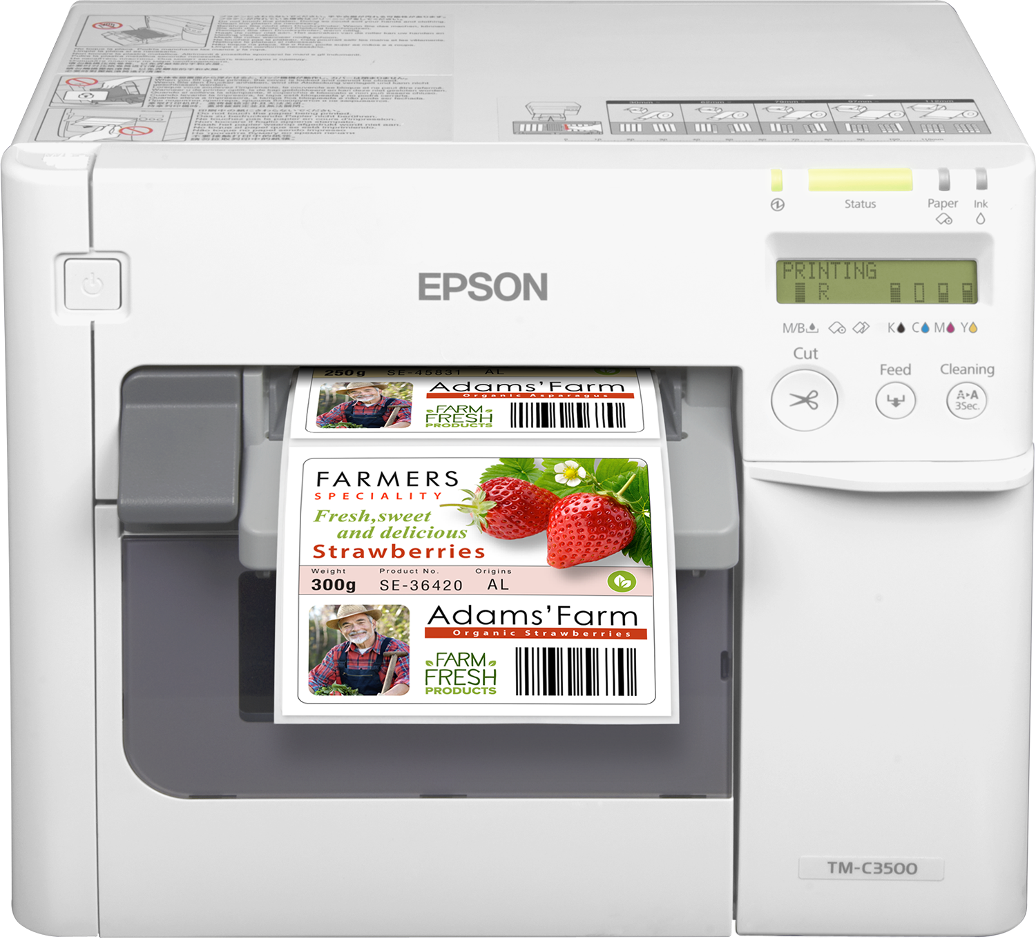 TM-C3500 COLOUR LABEL PRINTER D INTERFACEUSBLANNICELABEL