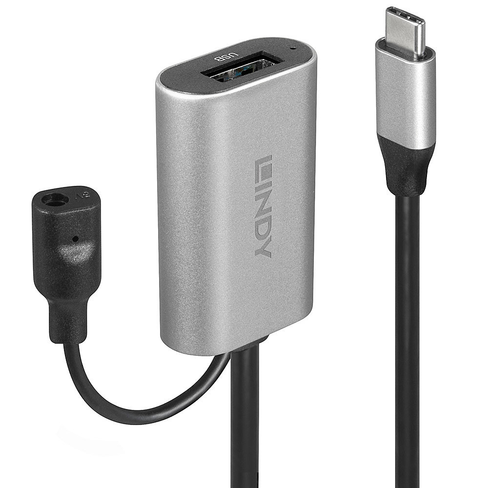 USB 3.2 Gen 1 Aktivverlängerungskabel, USB-C Stecker > USB-A Buchse