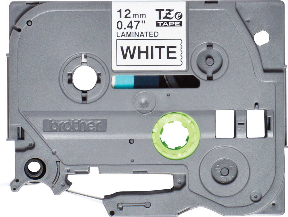 TZE-231S BLACK/WHITE 12MM/4M LAMINATED F. P-TOUCH