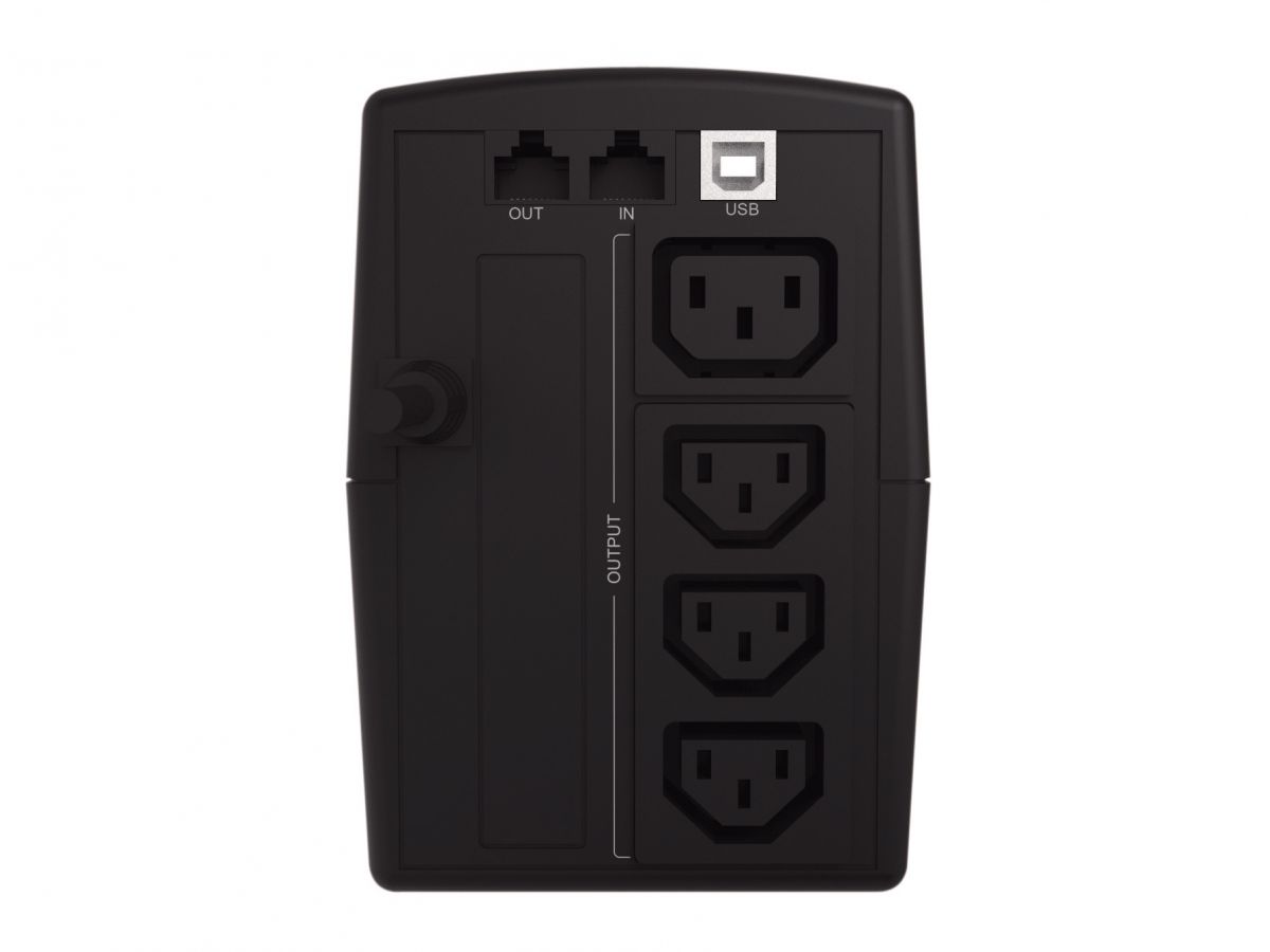 CONCEPTRONIC USV 1000VA/600W/4xIEC/HID USB/RJ45in/Out/AVR sw