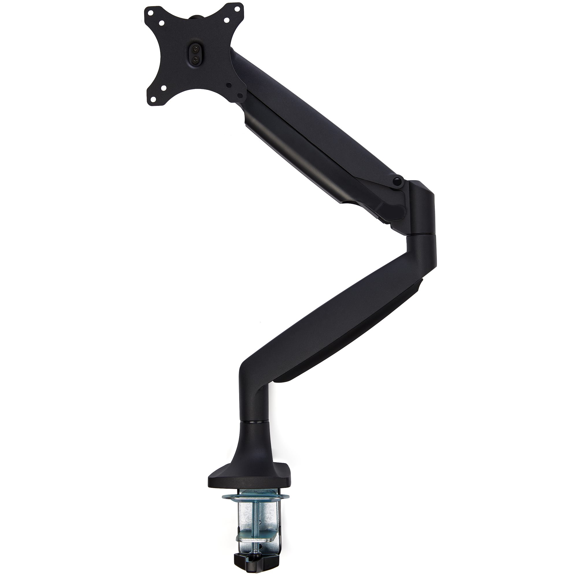 STARTECH.COM Single Monitorarm - Tischbefestigung - frei beweglich - bis zu 81,28CM 32Zoll Bildschirme - VESA - robustes Alu schwarz