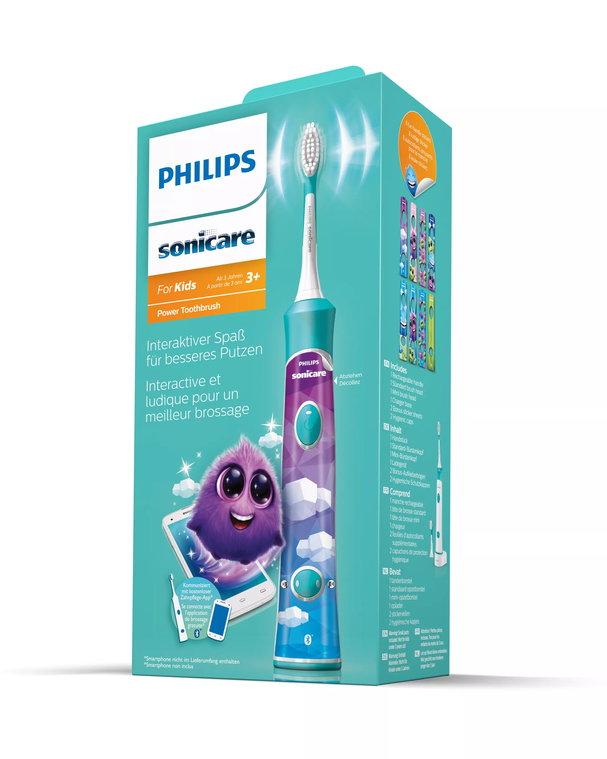Sonicare For Kids HX6322/04, Elektrische Zahnbürste