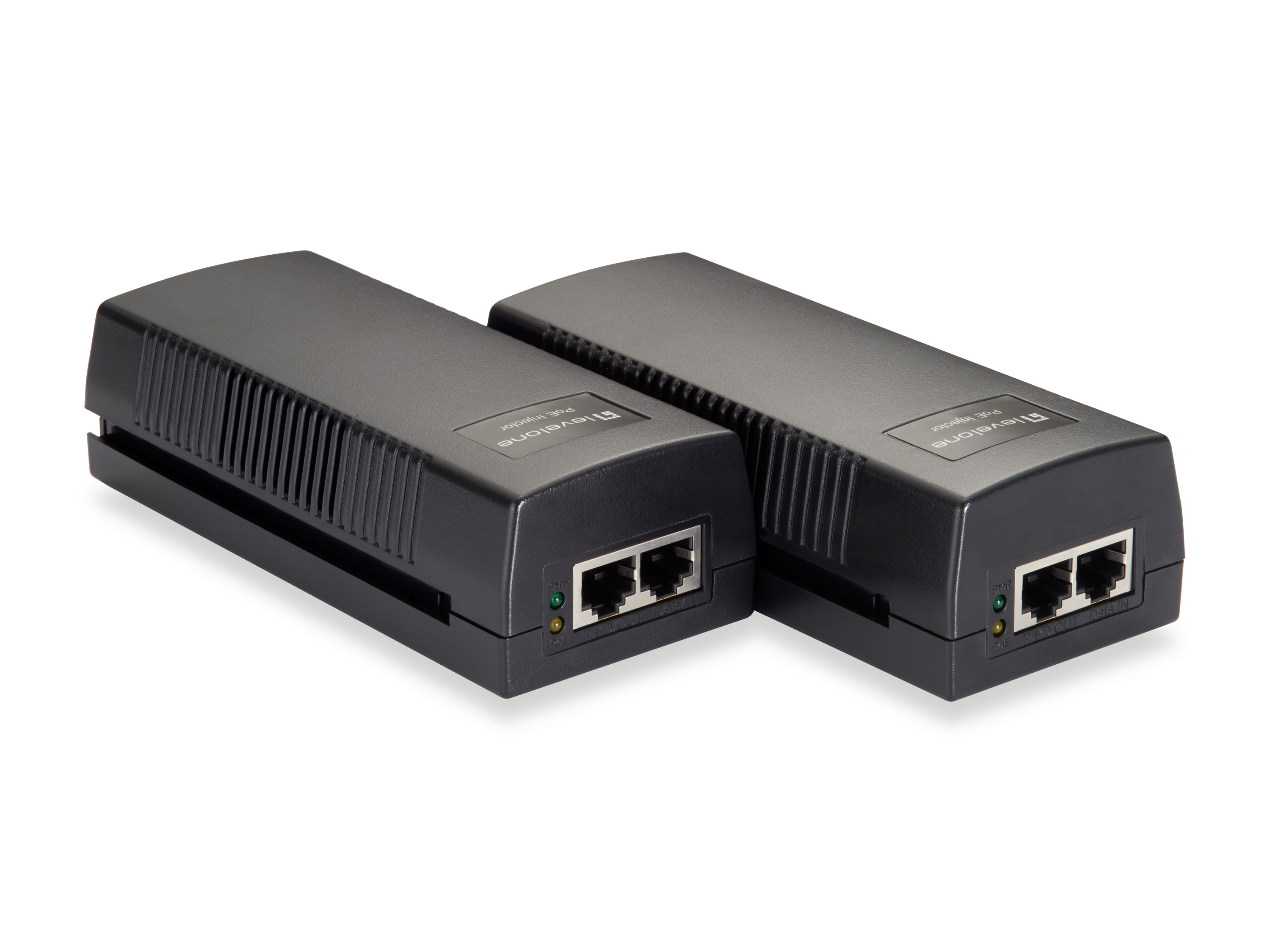 LevelOne PoE-Injektor GE 2x PSE 30W PoE schwarz