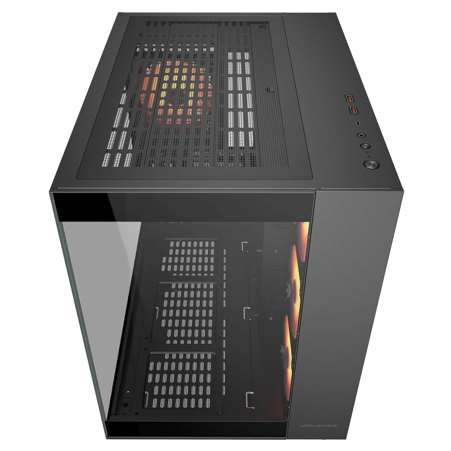 COUGAR Gehäuse Midi-Tower FV150 ARGB, Schwarz