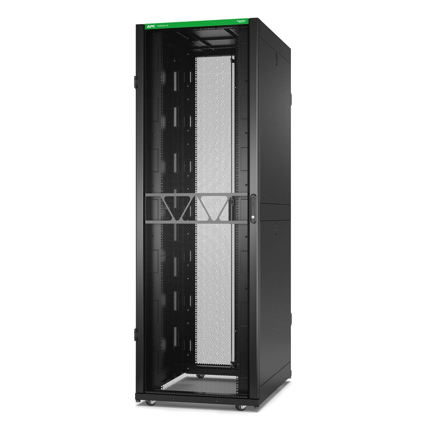 APC NetShelter SX Gen 2 Rack cabinet 2258H x 750W x 1070D mm with Sides floor-standing Black 48U 19 TAA Compliant
