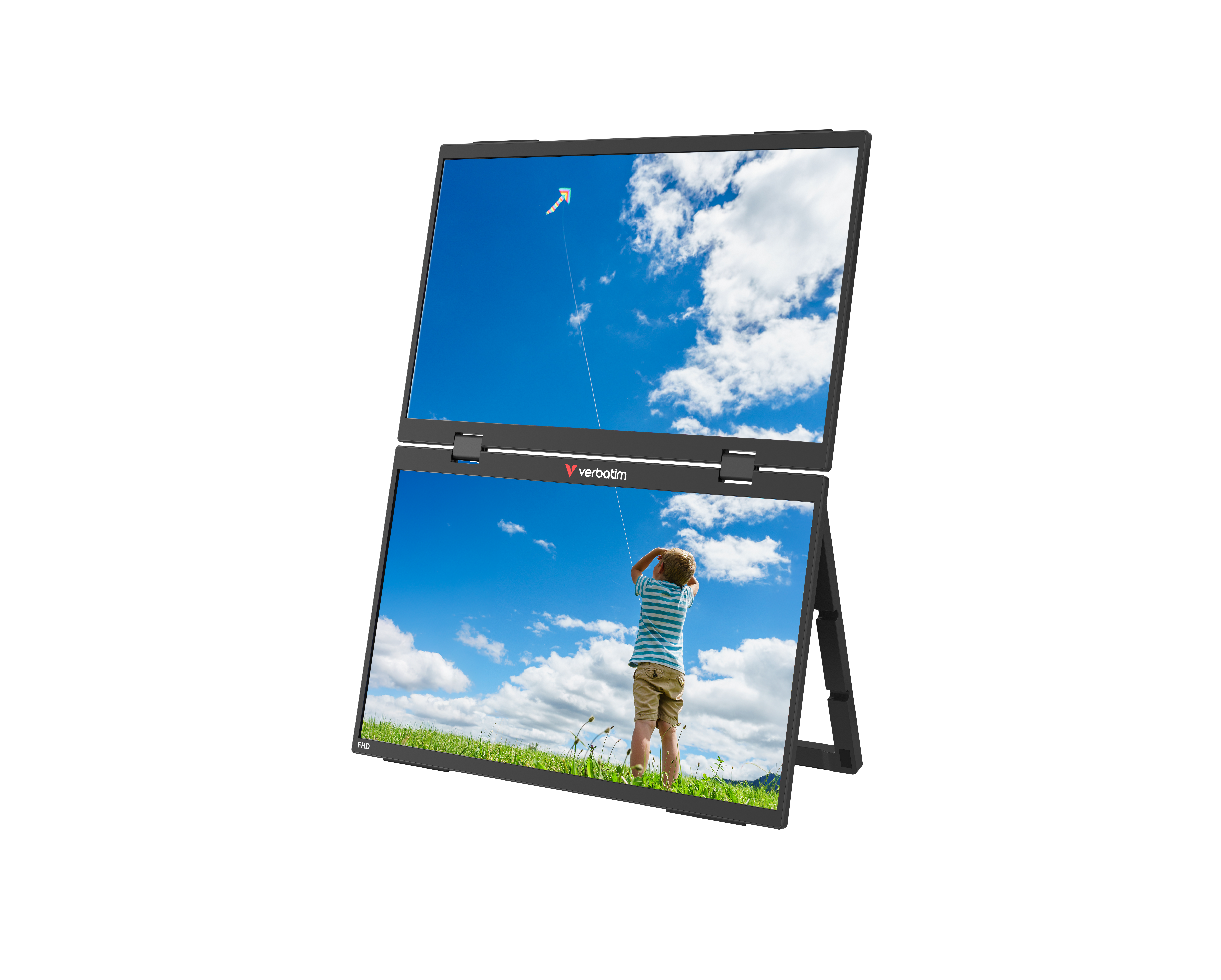 Verbatim Portable Monitor 15,6" FHD Dual Monitor Essentials