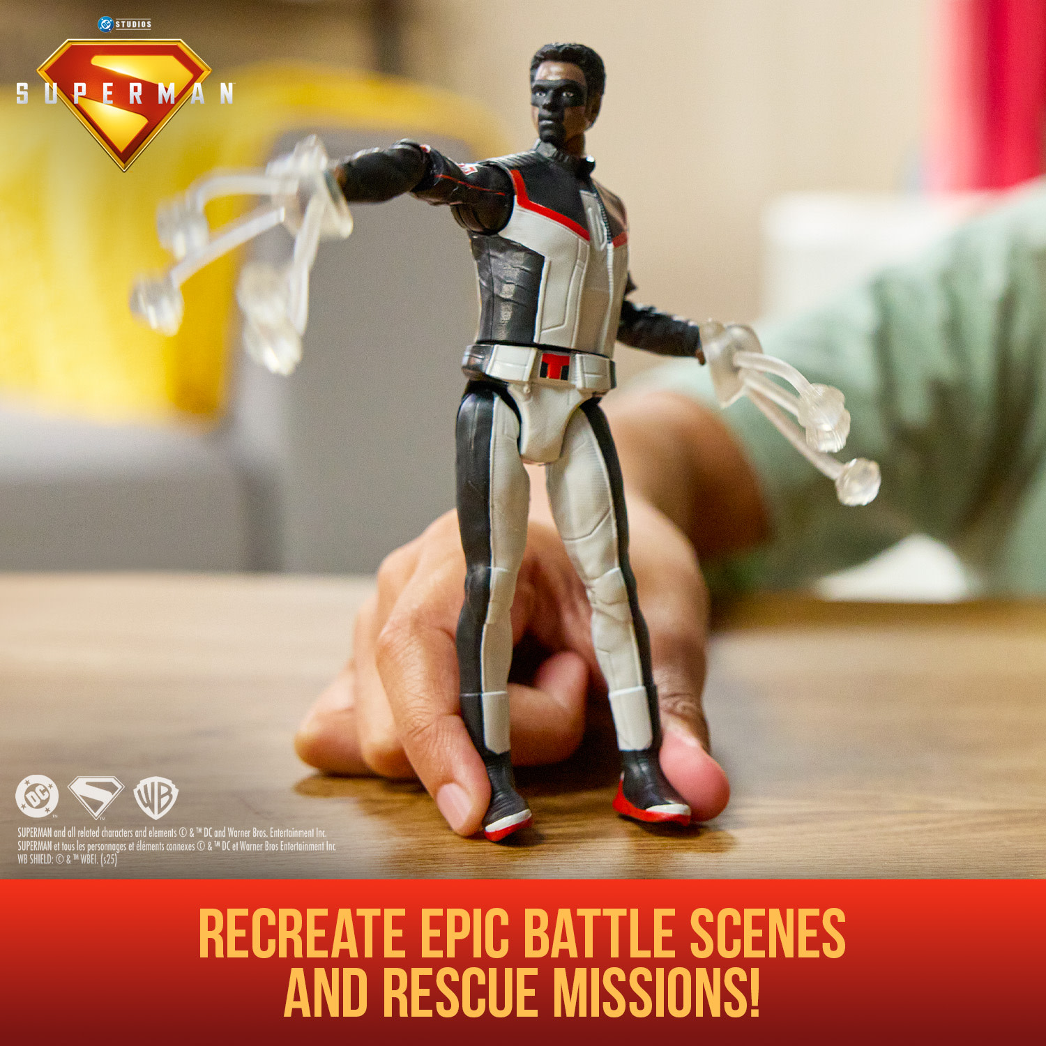 Superman - 15 cm Mr.Terrific Deluxe Action-Figur, Spielfigur