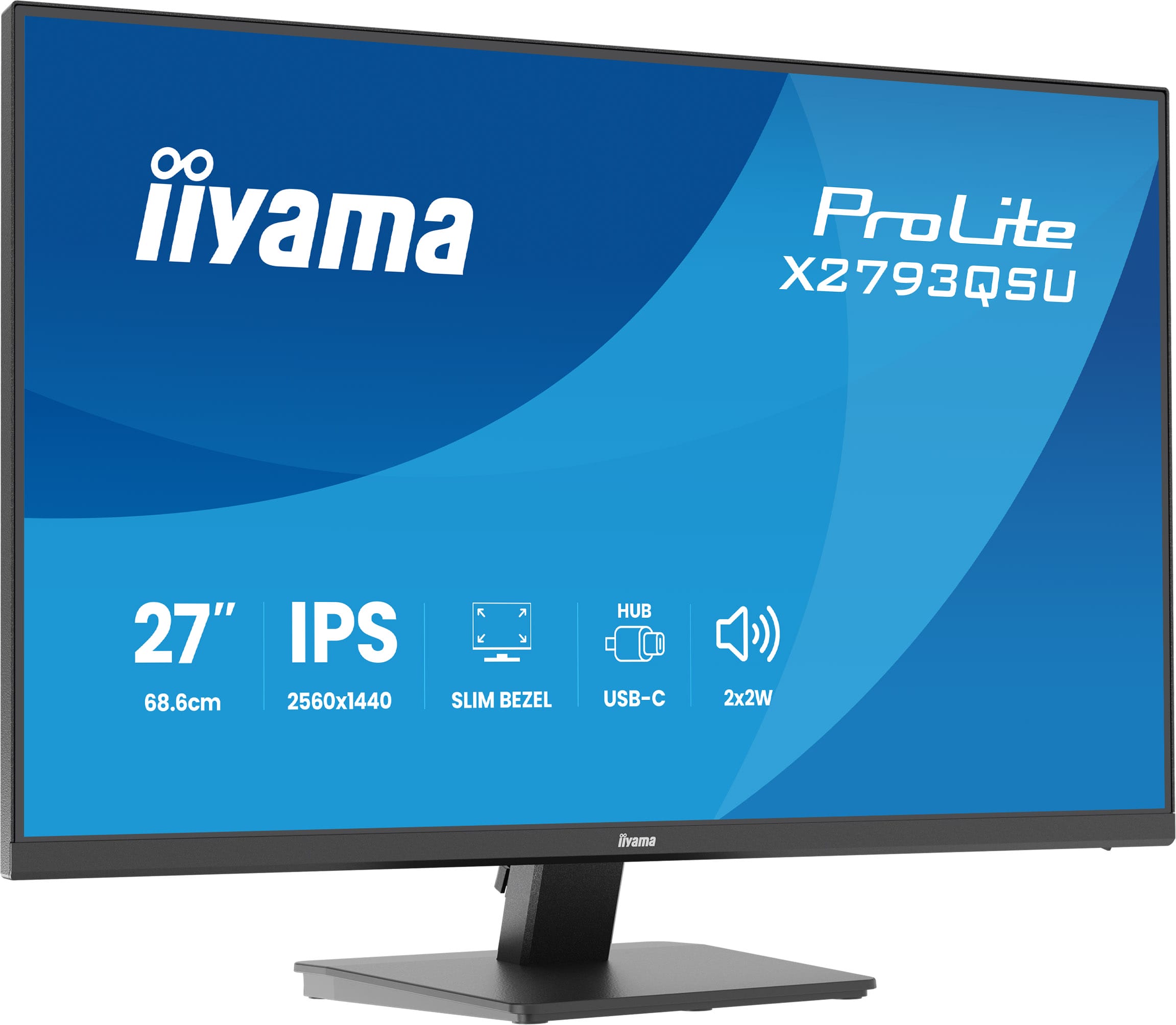 27IN IPS 4-SIDE SLIM BEZEL 2560X1440 QHD 1MS (MPRT) 350CD/M