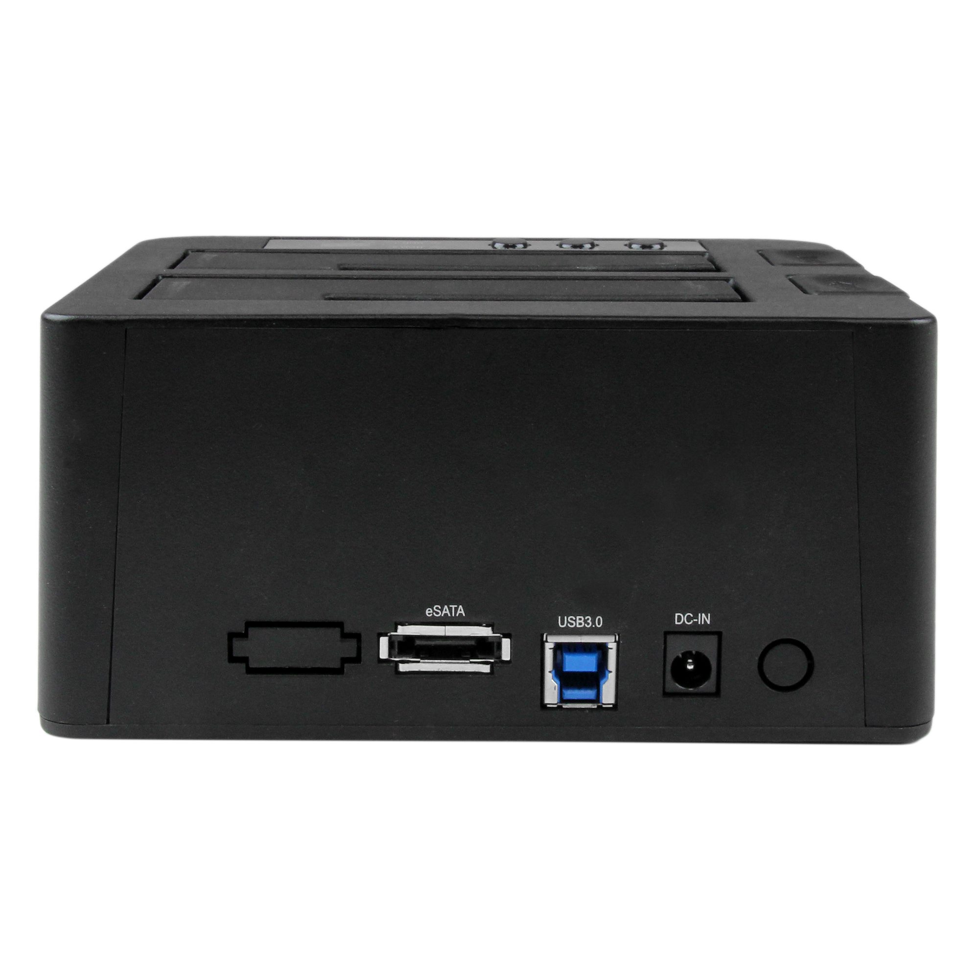 STARTECH.COM USB 3.0/eSATA auf 6,35/8,89cm 2,5/3,5Zoll Festplatten Duplizierer Dock - Kopierstation mit SATA 6Gb/s für HDD /SSD