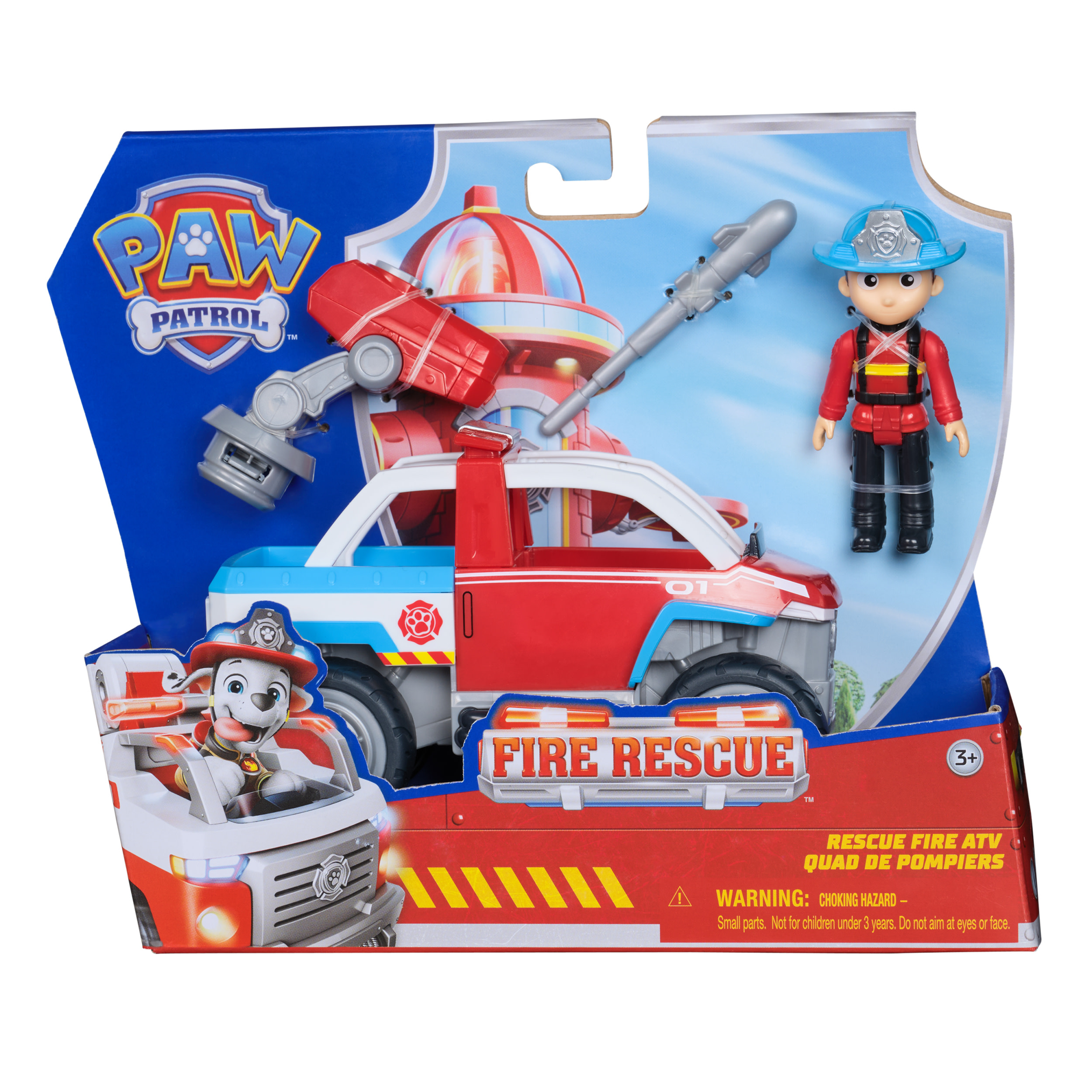 Paw Patrol Fire Rescue - Ryders Rettungsfahrzeug, Spielfahrzeug