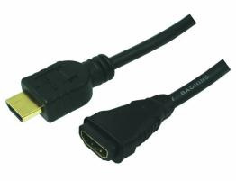 Logilink HDMI-Kabel Ethernet A -> A St/Bu 3.00m Gold Verl.