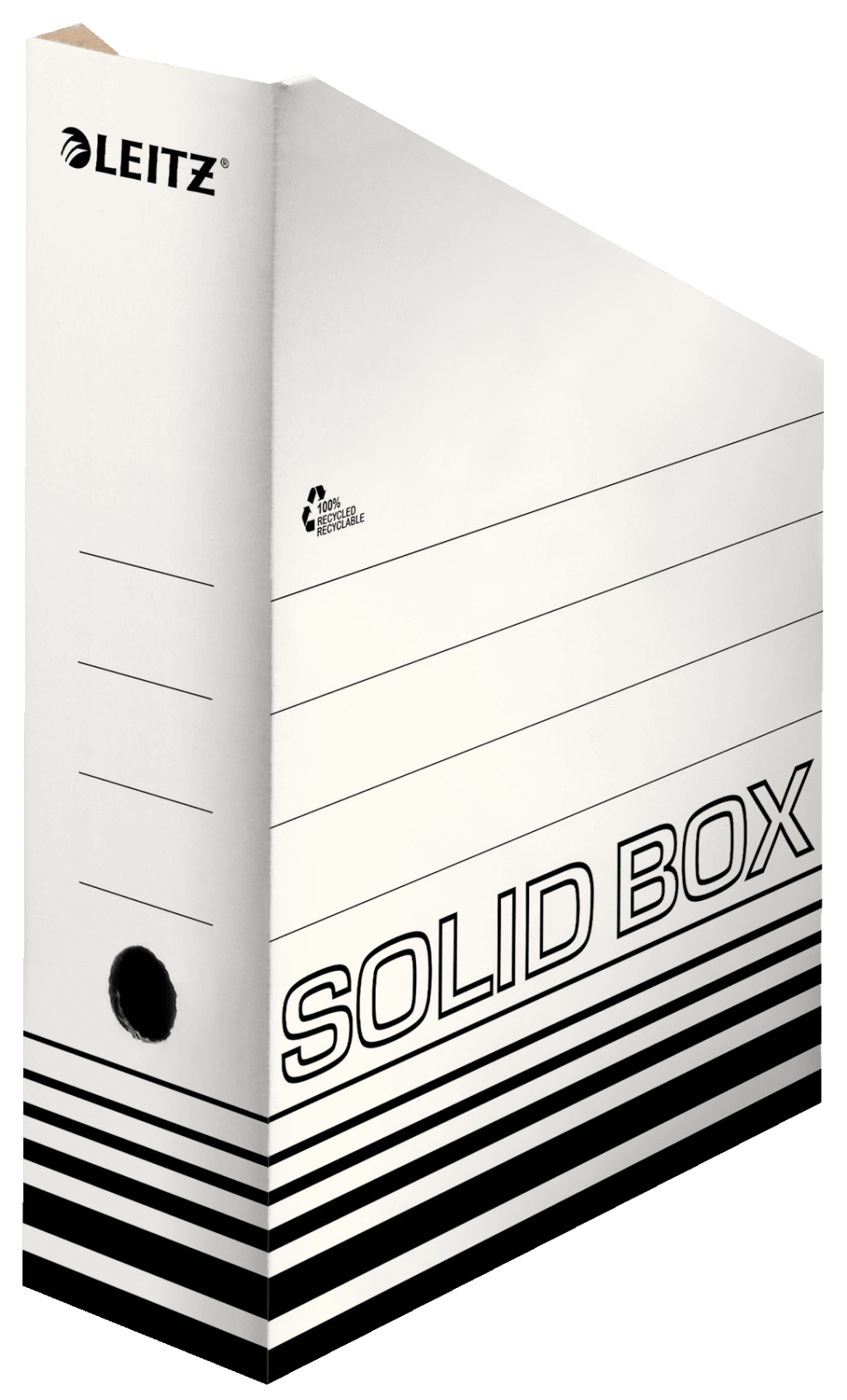 LEITZ Archiv-Stehsammler Solid weiß, 10 St.
