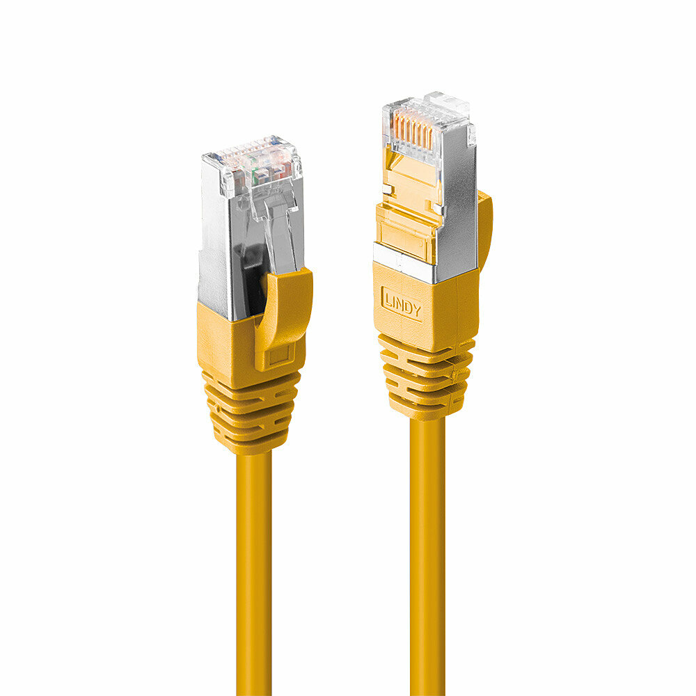 LINDY Patchkabel Cat6A S/FTP LSZH, gelb 1,50m