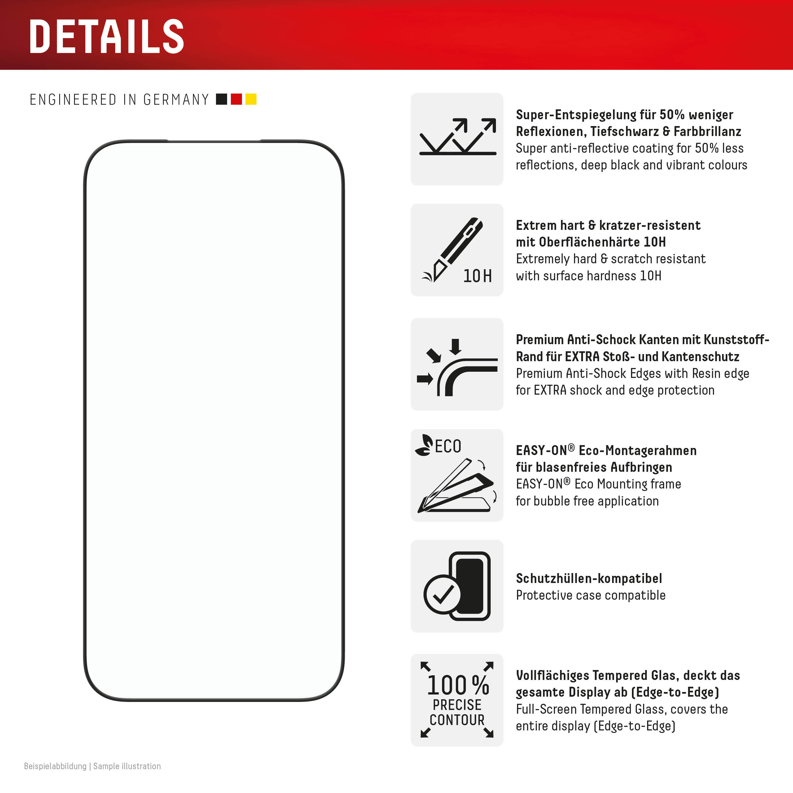 DISPLEX PREMIUM GLASS FCAR IPHONE 17 PRO MAX