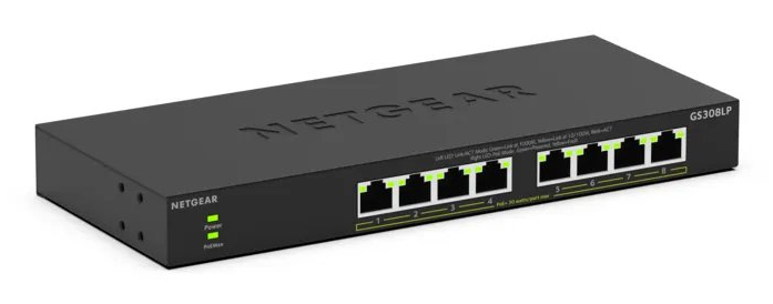 8-PORT POE 1G UNMANAGED SWITCH SWITCH (GS308LP)