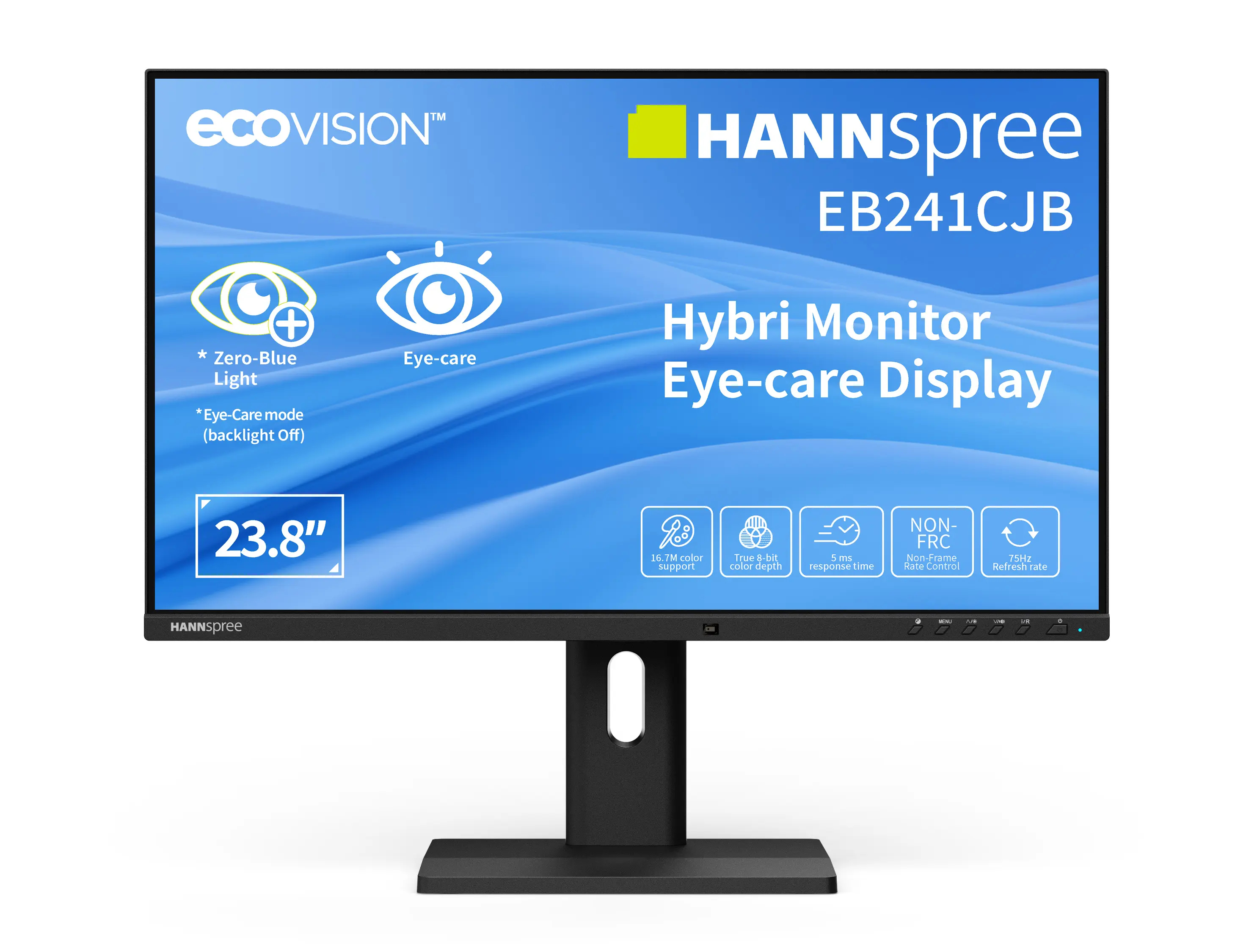 HANNSPREE EB241CJB 60,45cm 23,8Zoll 1920x1080 16:9 6ms HDMI DP USB (P)