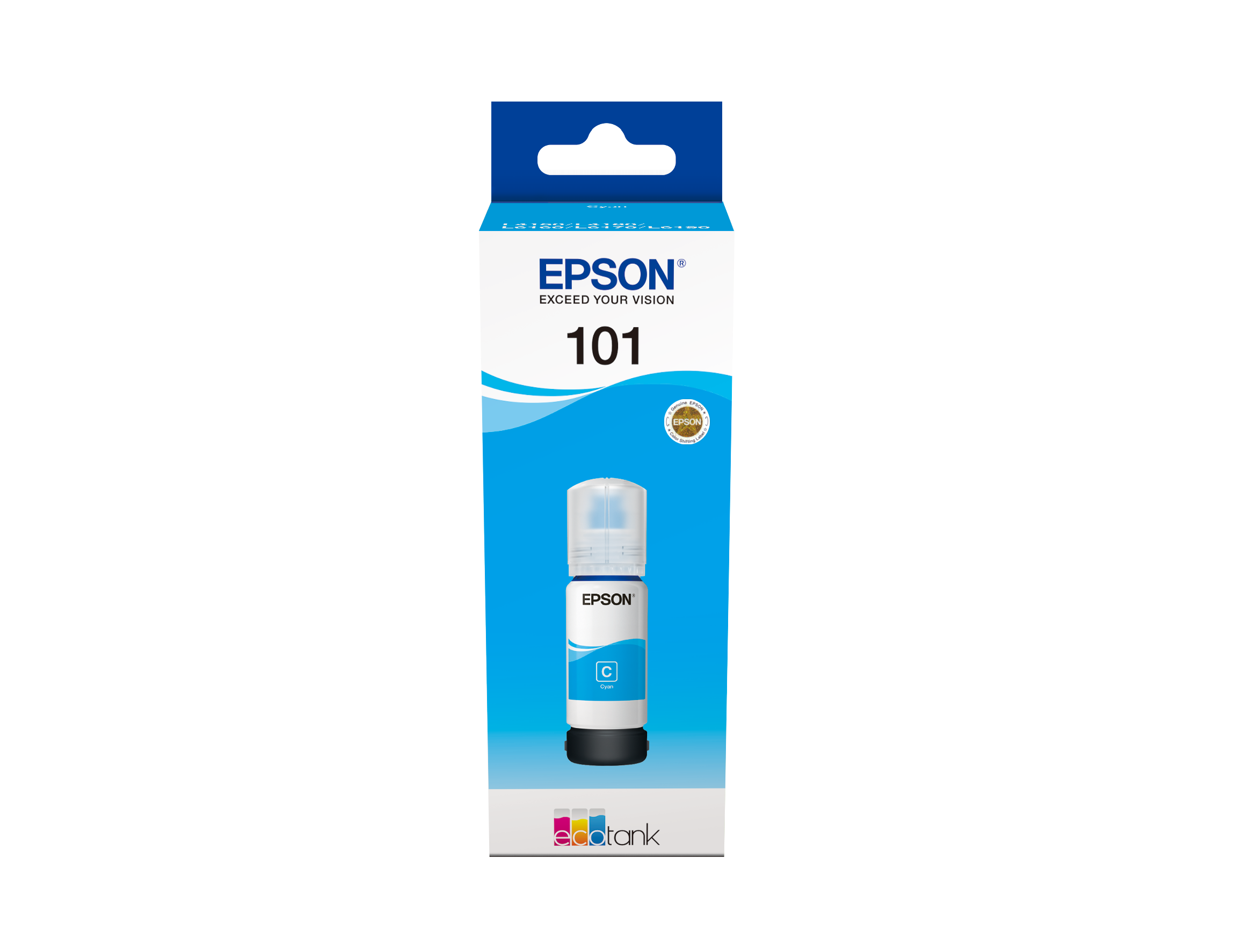 EPSON 1LB EcoTank Cyan ink bottle