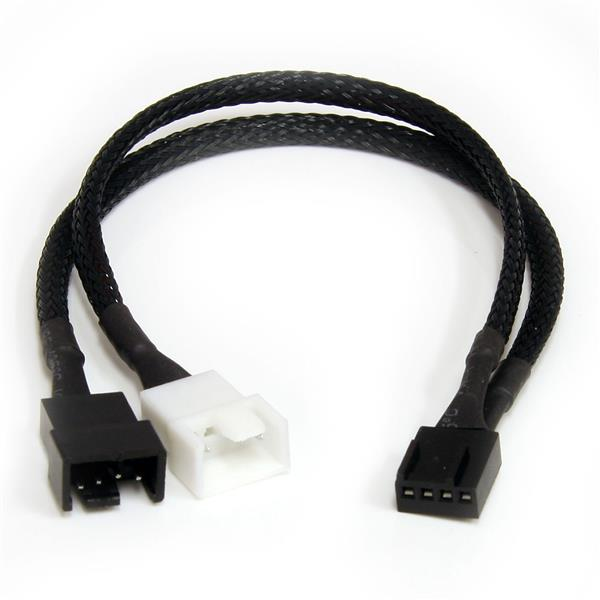 StarTech.com 80mm Gehäuselüfter PWM 4 pin Molex Schwarz