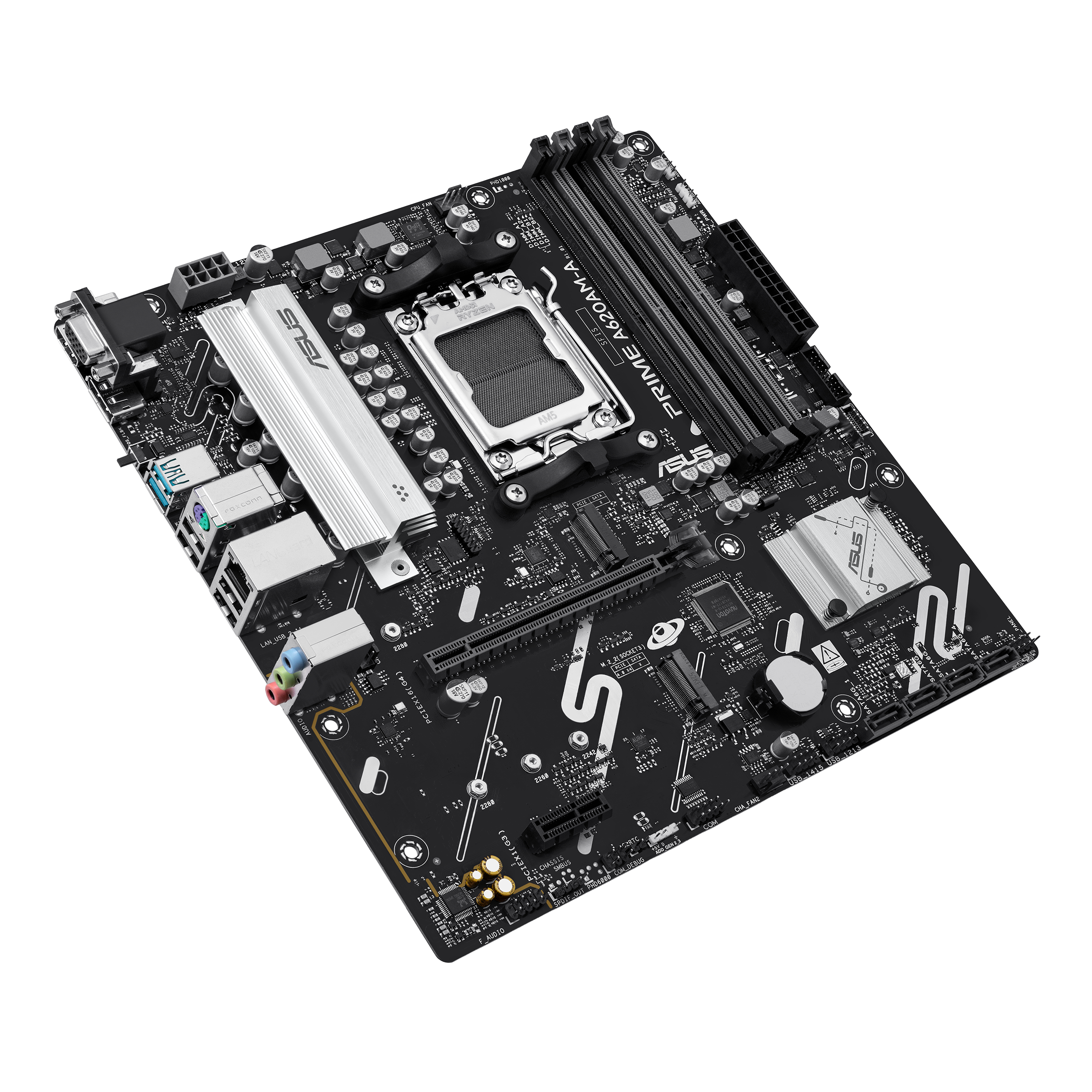 ASUS AMD A620 micro-ATX motherboard 4xDDR5 1xHDMI 1xDP 2xM.2 4xSATA