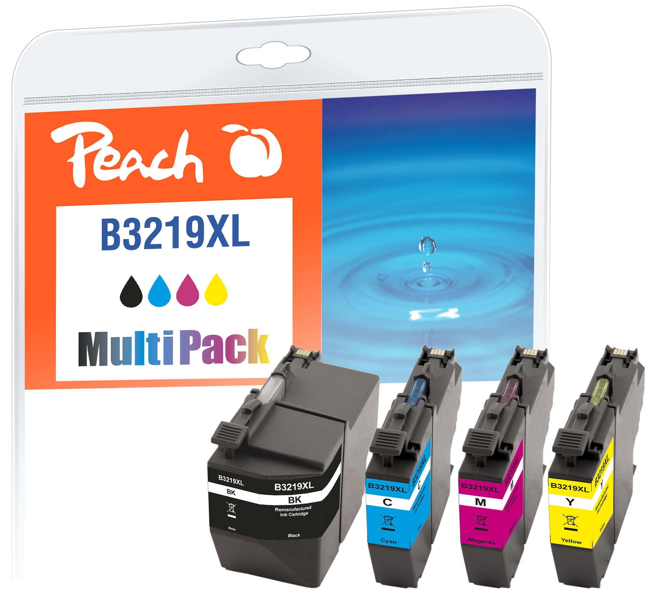 Peach Patrone Brother Nr.3219XL MultiPack REM,KOM
