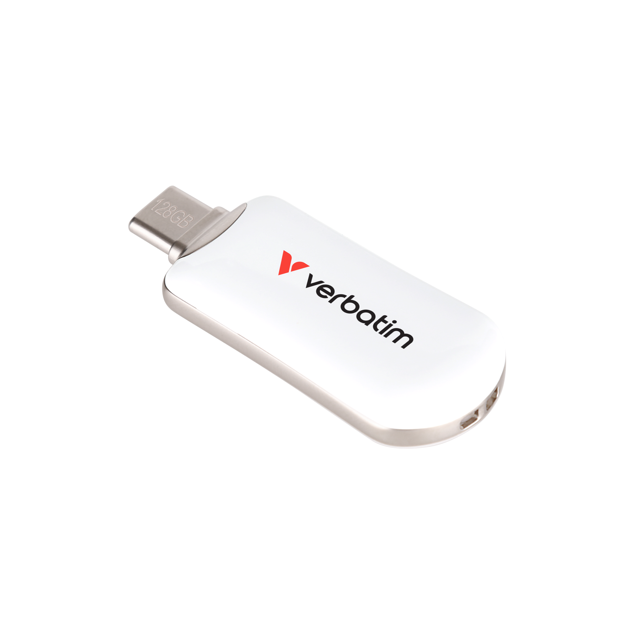 Verbatim Plectra White 128GB USB-C Flash Drive 30229