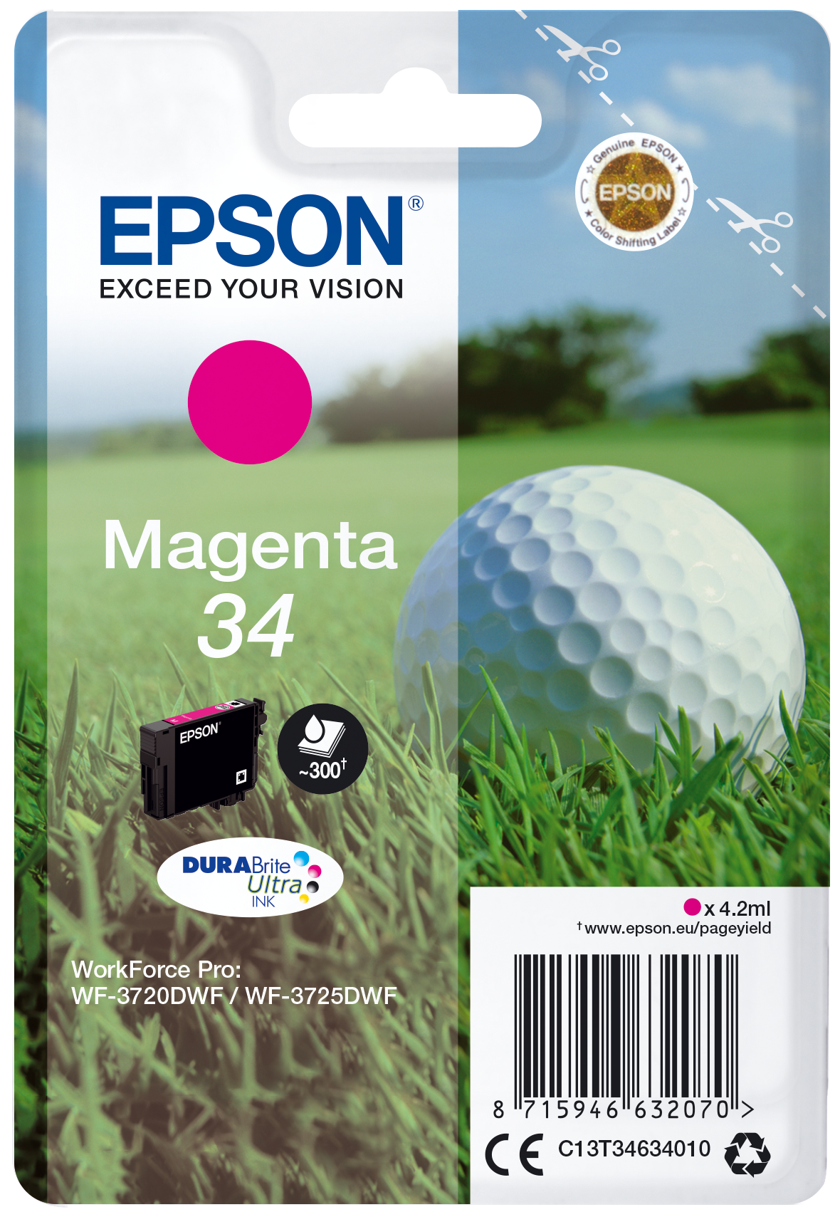 EPSON 34 / T3463 (Golfball) magenta Druckerpatrone