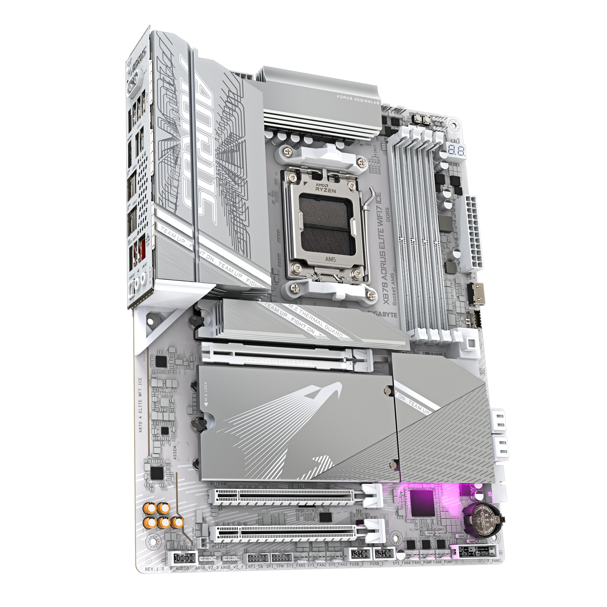 GIGABYTE X870 A ELITE WF7 ICE AM5 4xDDR5 ATX 2xHDMI USB WIFI MB