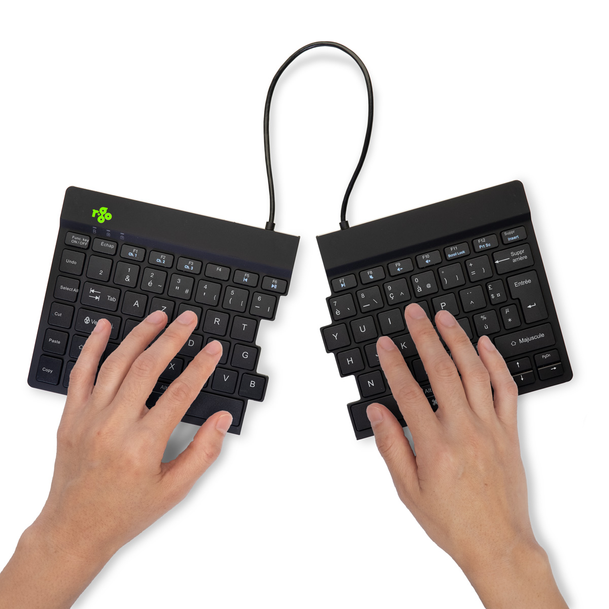 R-GO SPLIT BREAK ERGONOMIC KEYBOARD AZERTY (FR) BLUETOOTH B