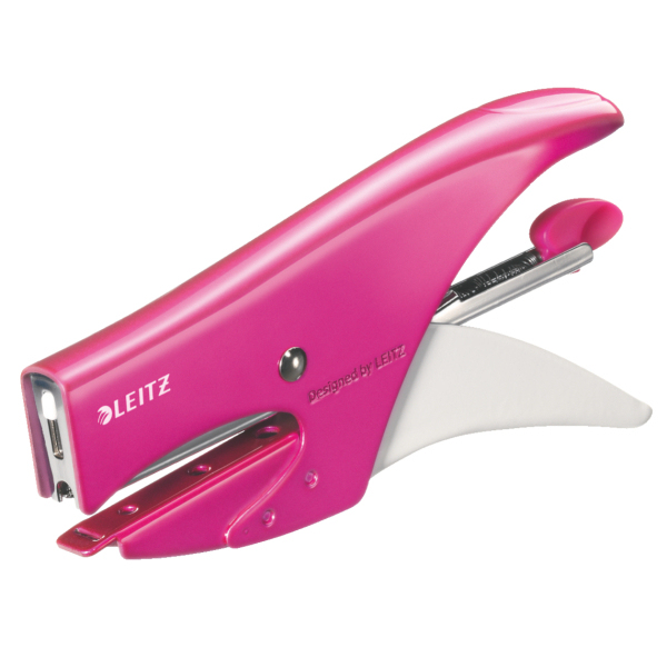 LEITZ Heftzange 5531 WOW pink-metallic, 1 St.