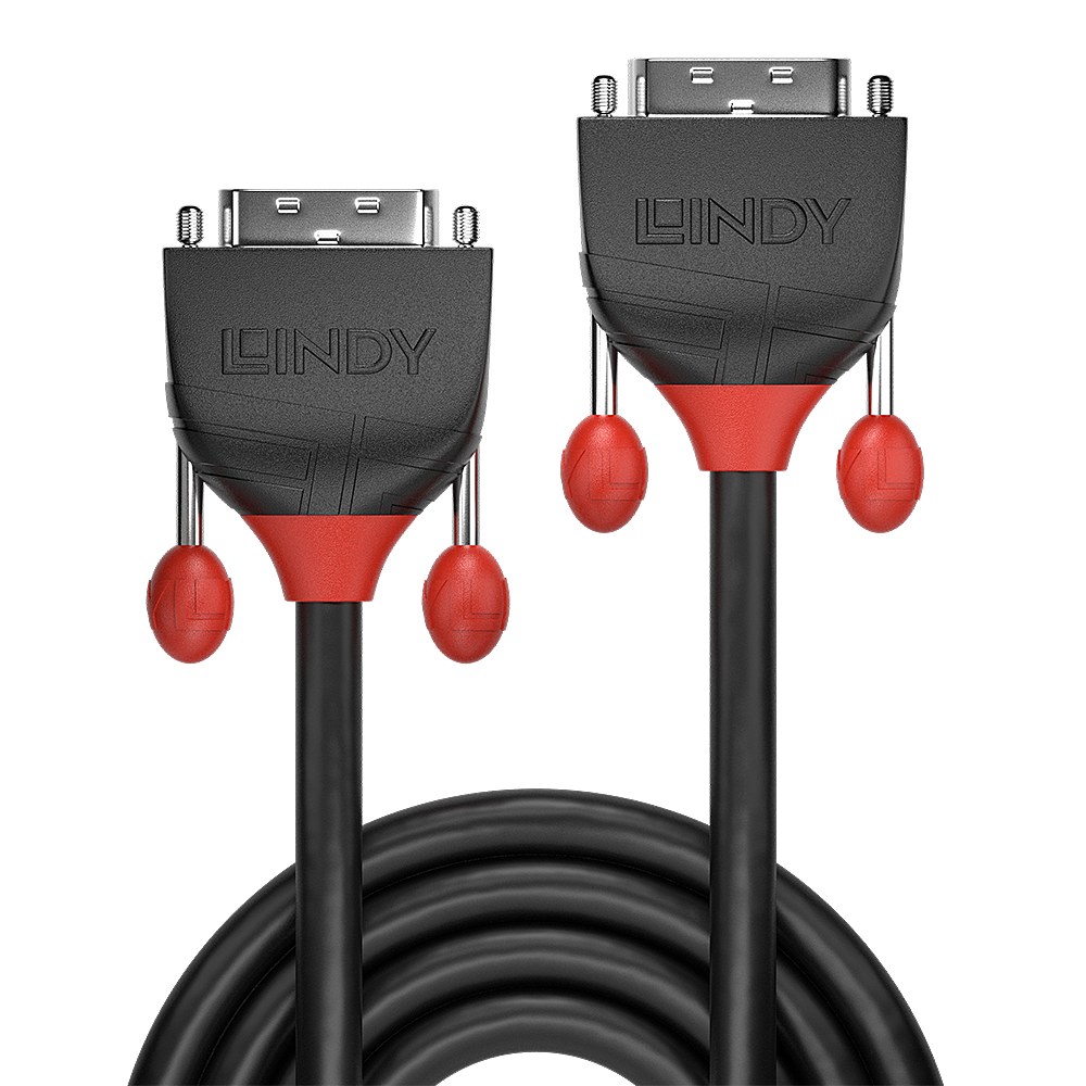 2M DVI-D DUAL LINK KABEL BLACK LINE