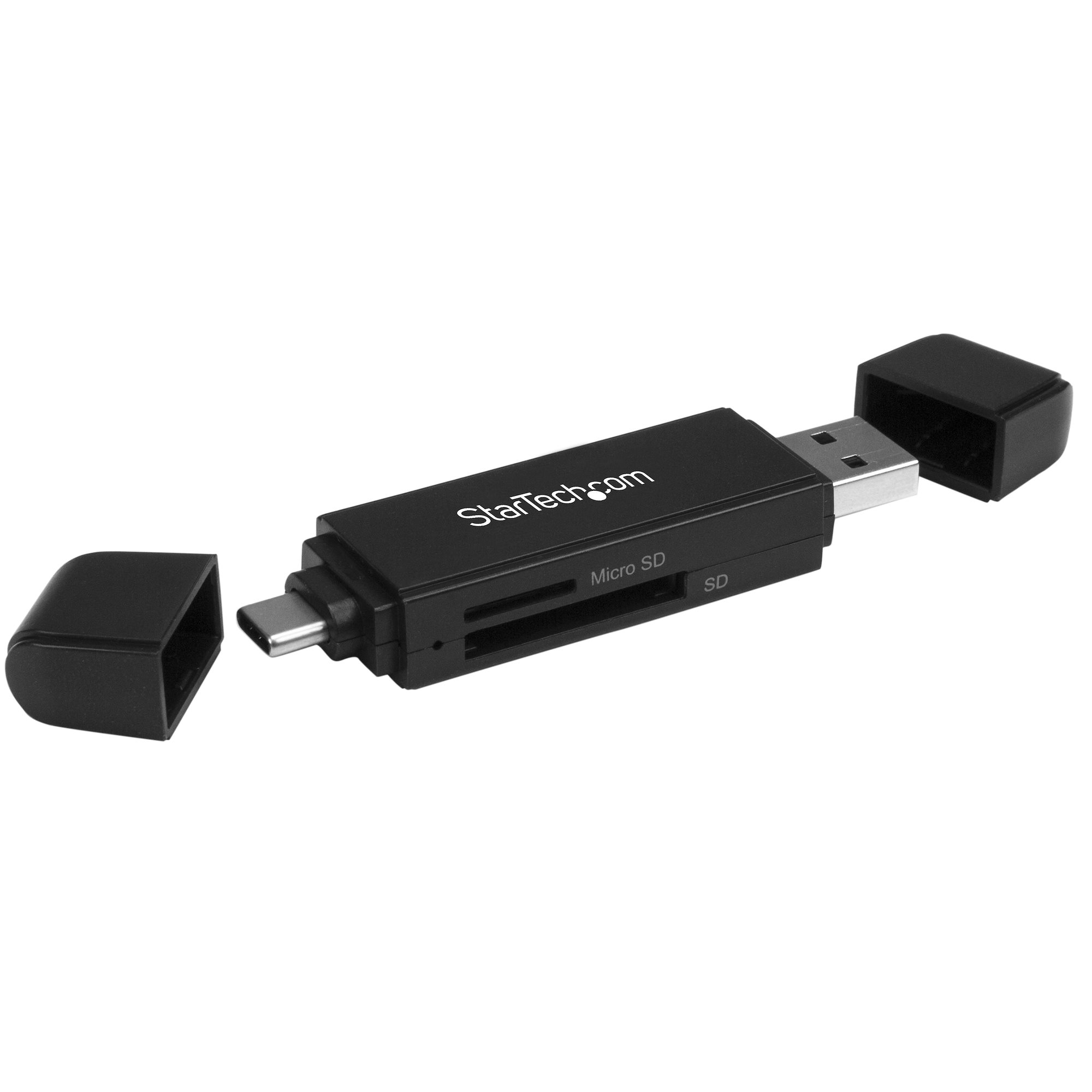 StarTech.com USB-C/USB-A SD-Kartenleser SDMSDRWU3AC schwarz