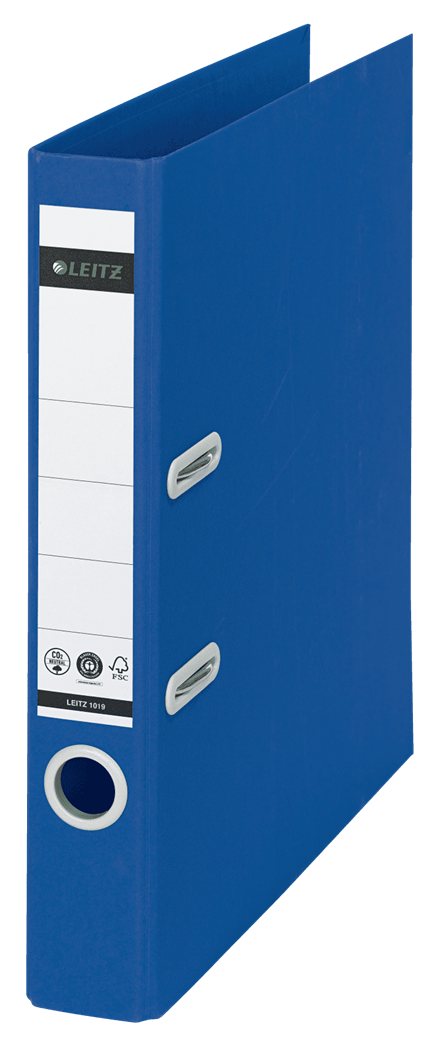 LEITZ recycle 1019 Ordner blau Karton 5,0 cm DIN A4, 1 St.