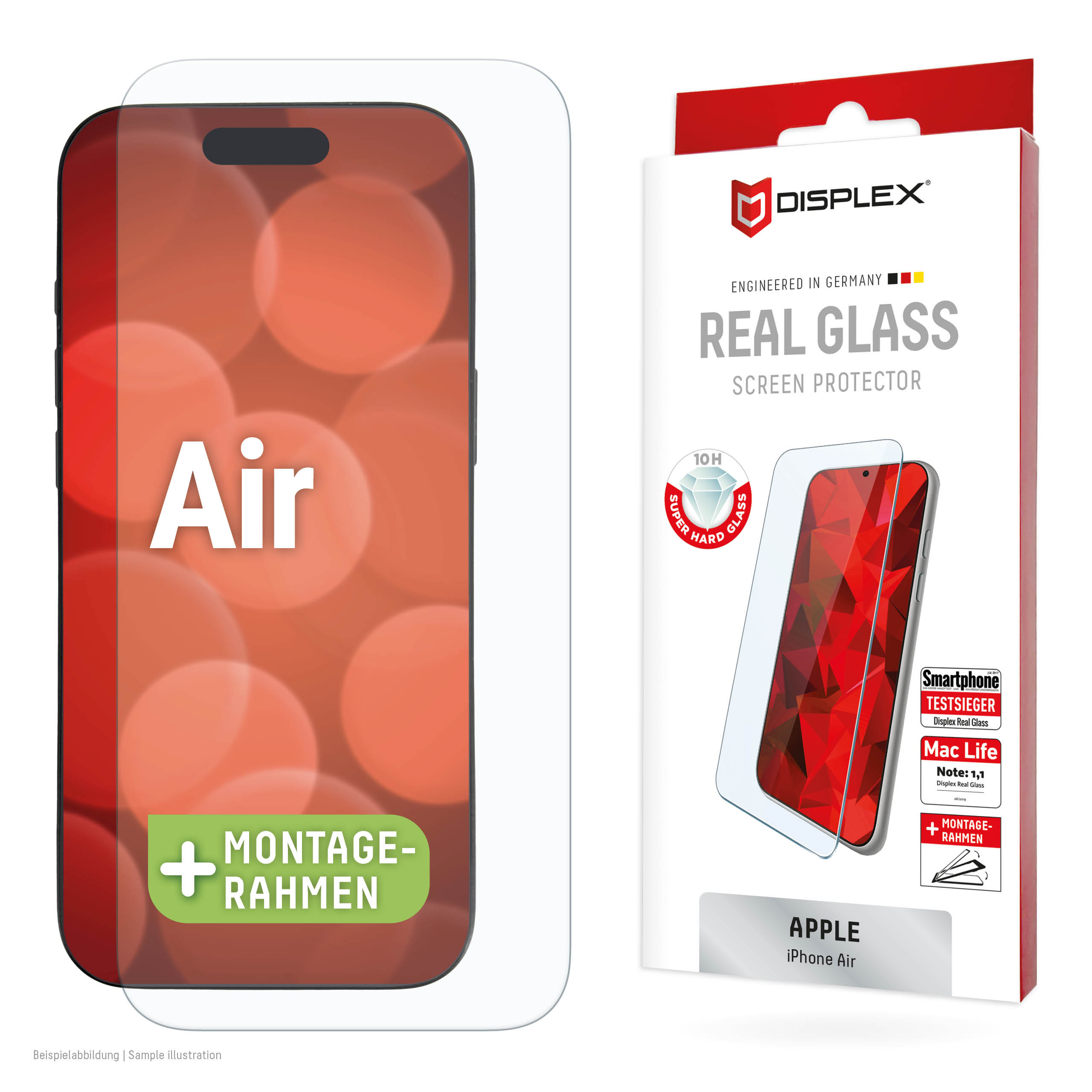 DISPLEX Schutzglas für Apple iPhone Air
