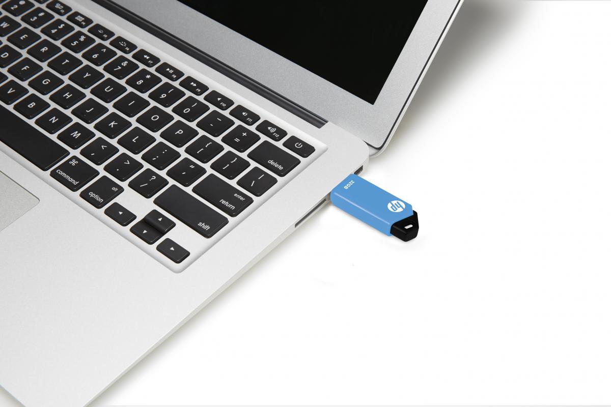 HP USB-Stick v150w blau, schwarz 32 GB, 1 St.
